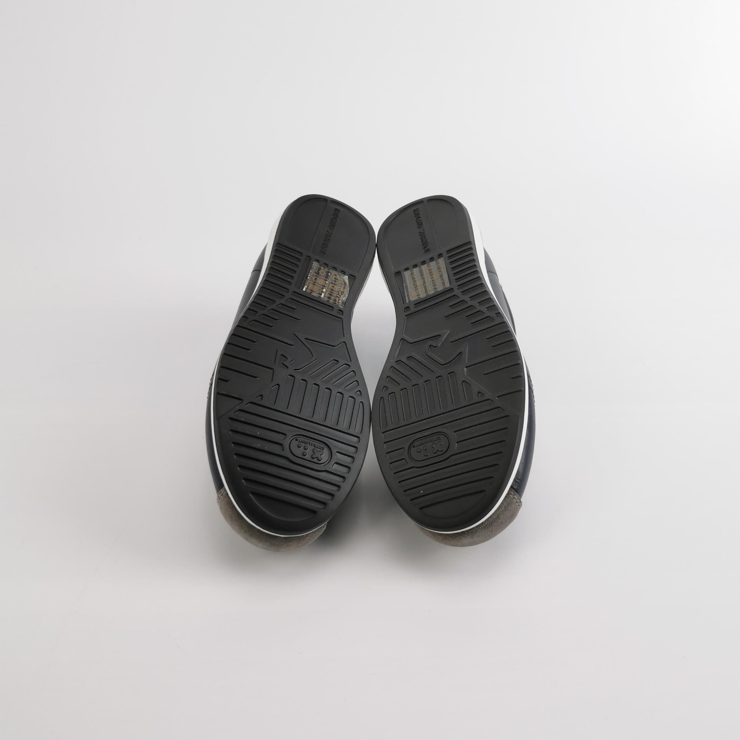 Emporio Armani Emporio Armani Logo Suede Trim Sneakers EU 40 Size US 7 / EU 40 - 6 Thumbnail