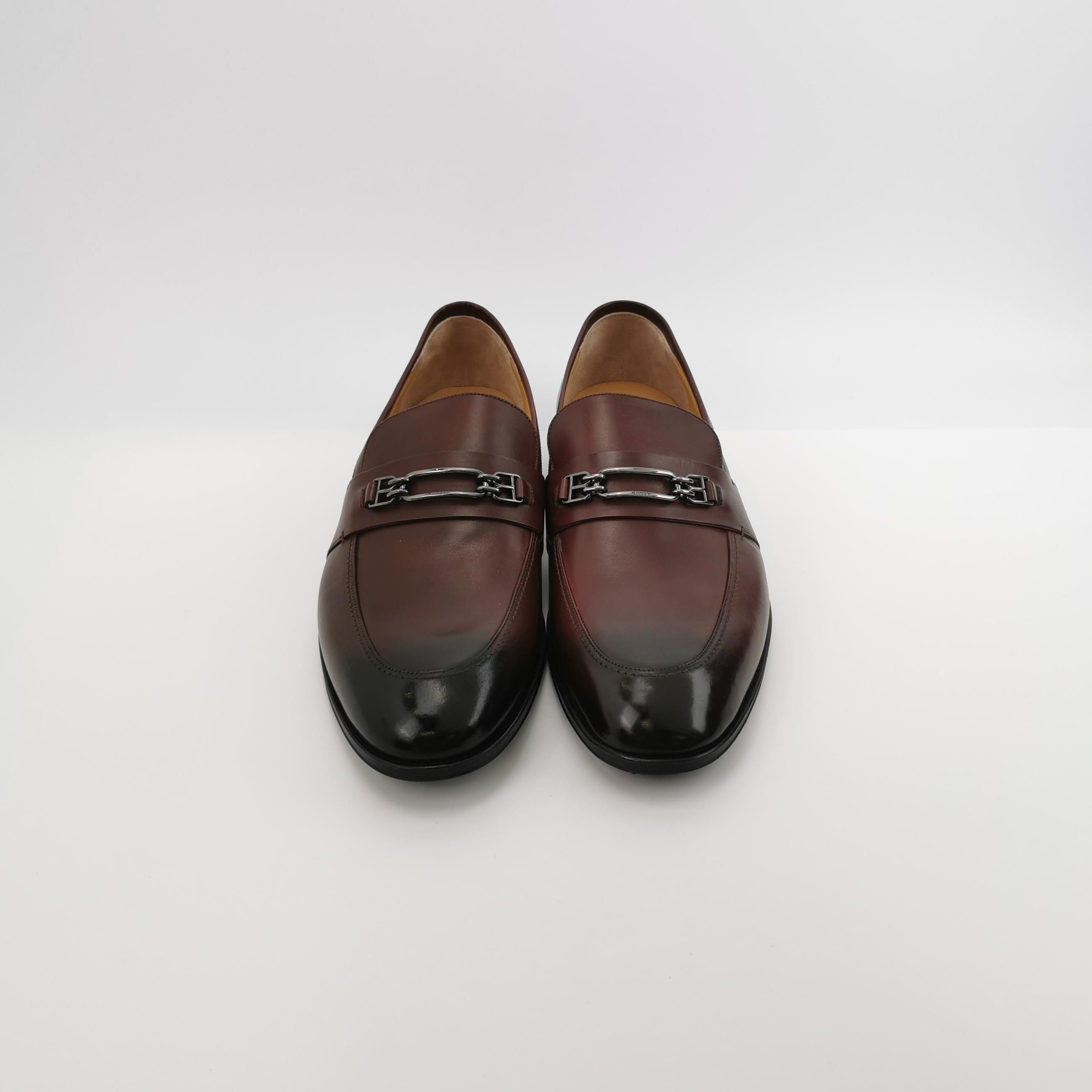 Bally Bally Burnished Leather B-Chain Loafers 43 Size US 10 / EU 43 - 4 Thumbnail