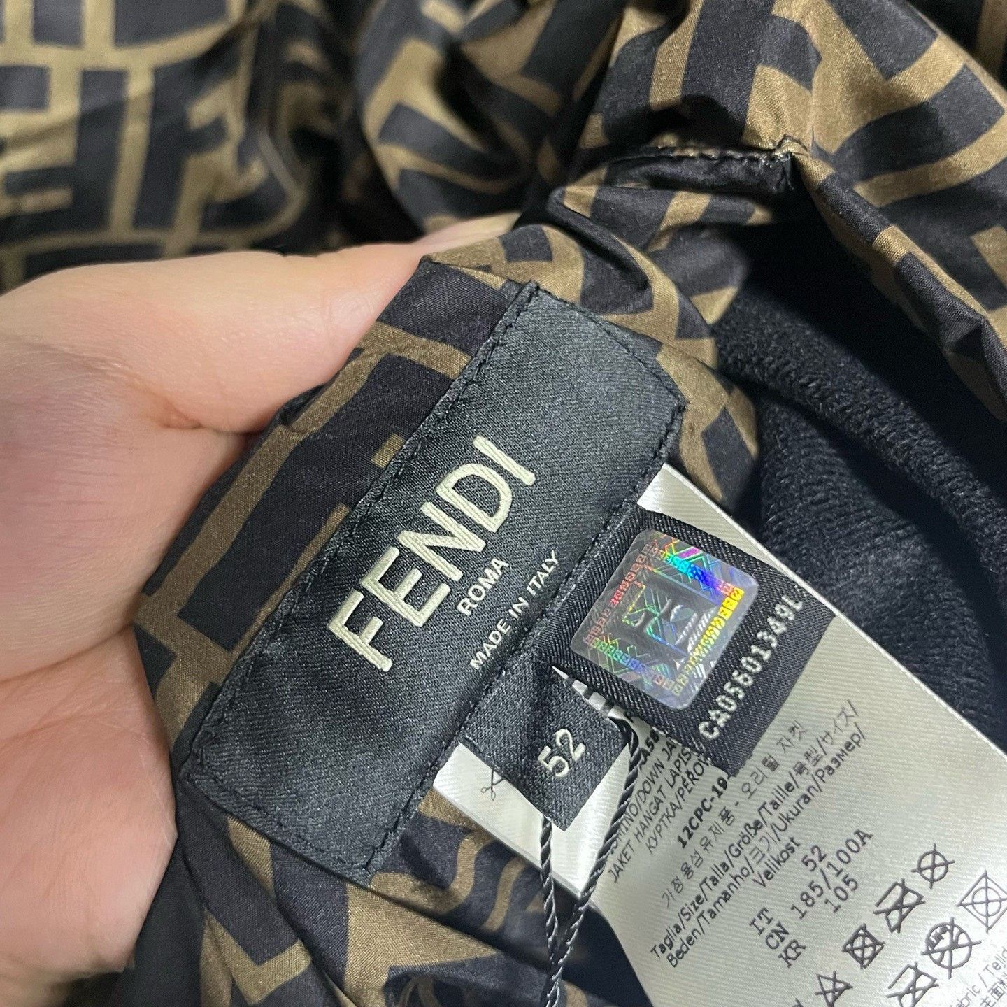 Fendi Fendi Retro Cotton Beige Heavy Coat xxs Men Size US XXS / EU 40 - 4 Thumbnail