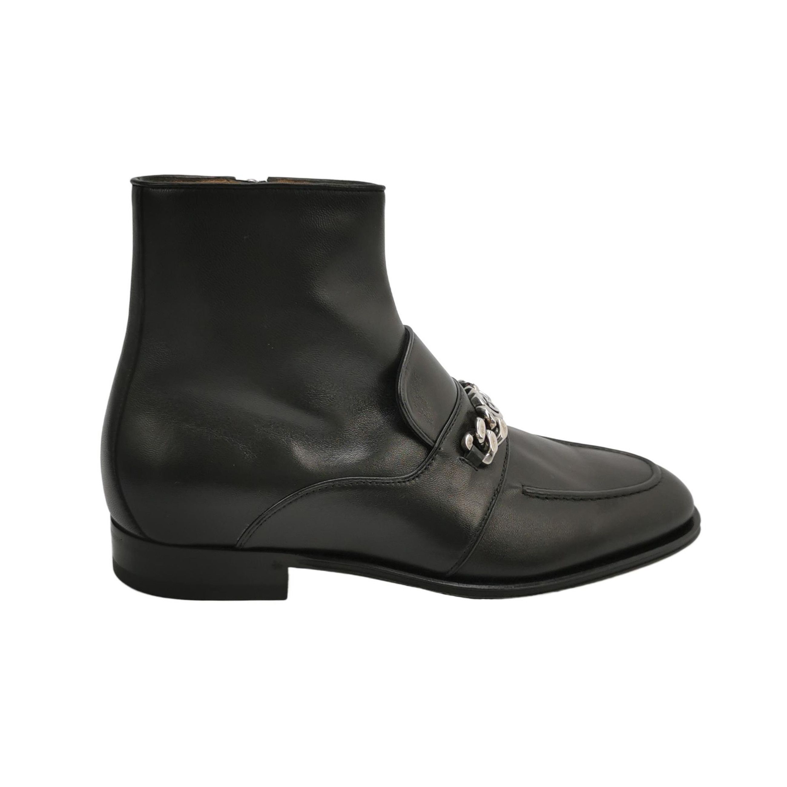 Gucci Gucci Interlocking G Chain Lambskin Boots 39 Size US 6 / EU 39 - 2 Thumbnail