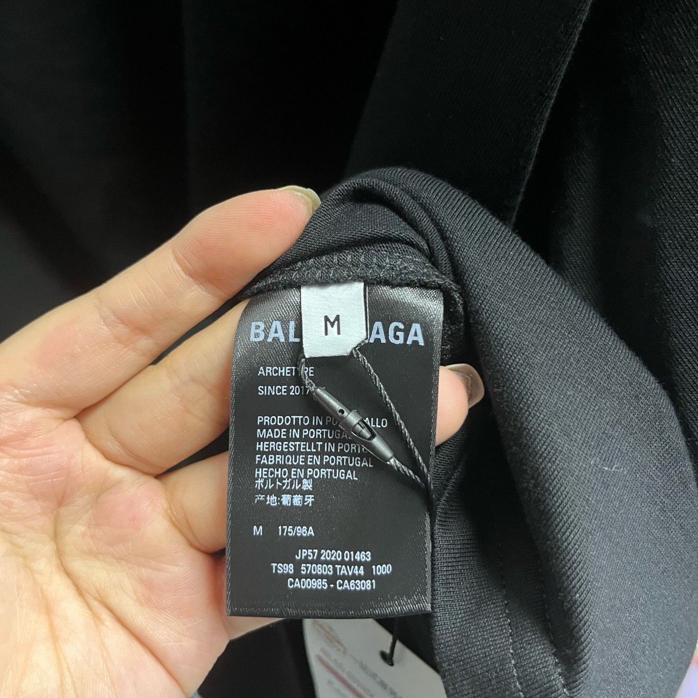 Balenciaga Balenciaga Casual Printed Black T-Shirt m Men Size US M / EU 48-50 / 2 - 6 Thumbnail