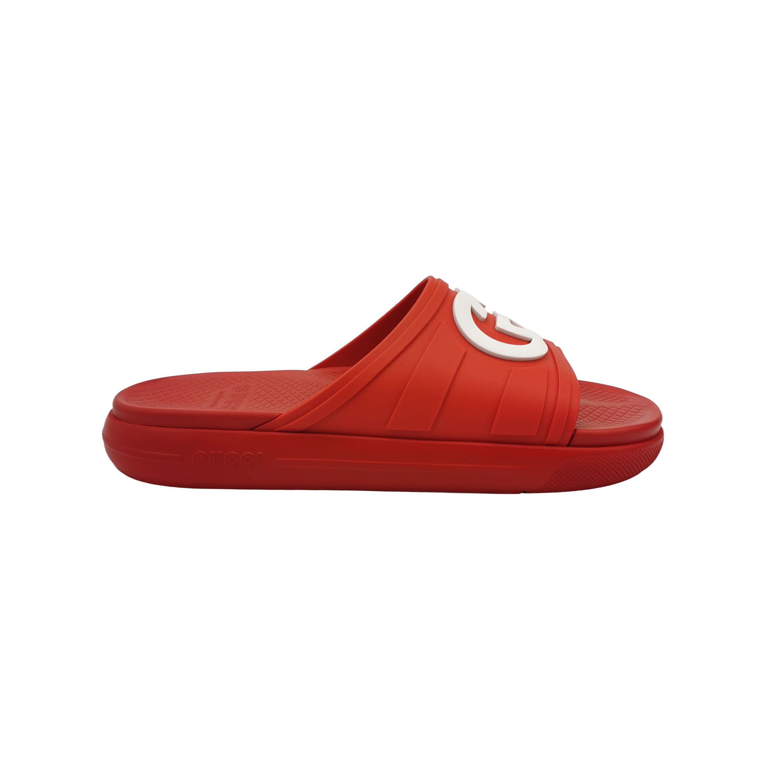 Gucci Gucci Interlocking G Logo Slides 43 Size US 10 / EU 43 - 2 Thumbnail