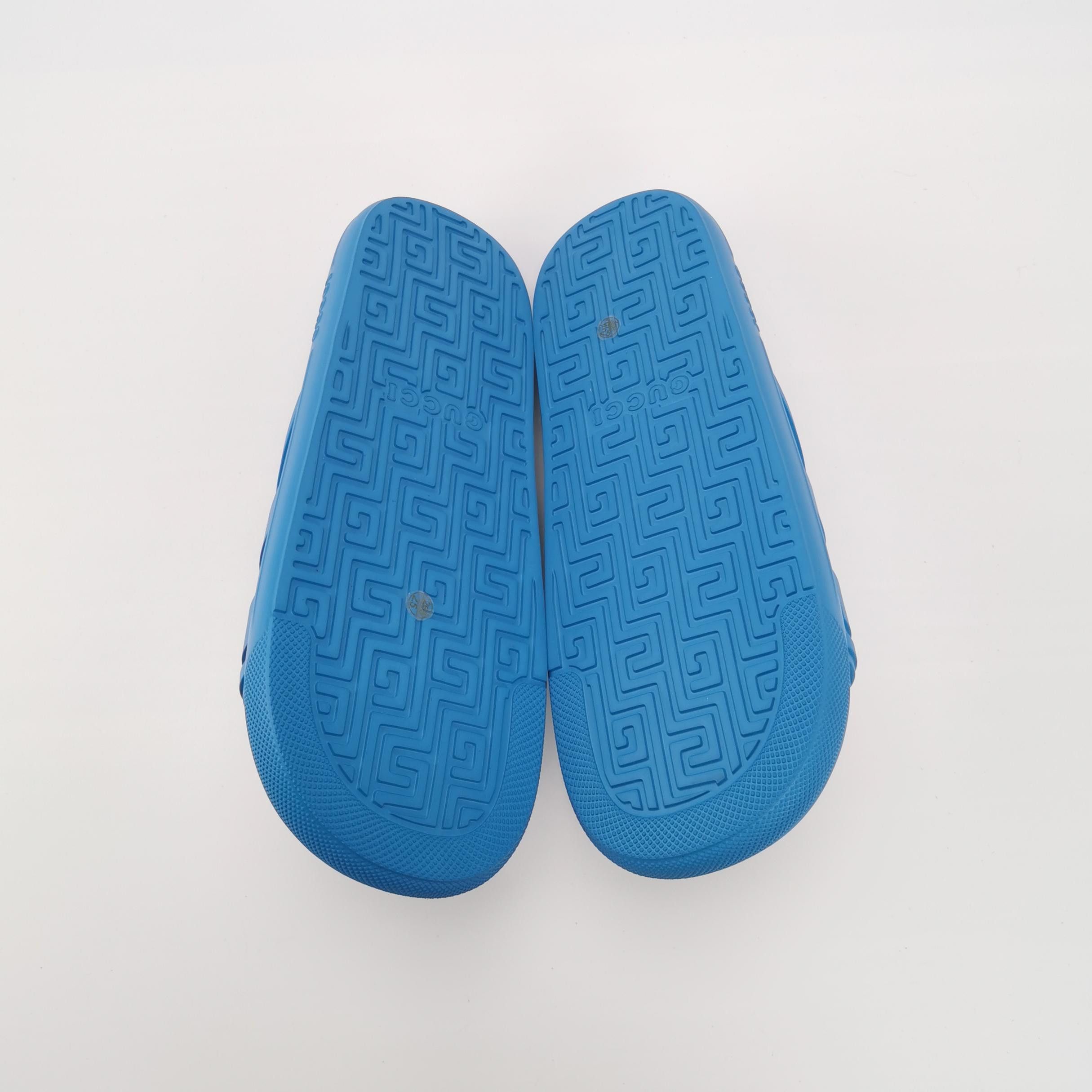 Gucci Gucci Interlocking G Slides Blue Size 44 Size US 11 / EU 44 - 6 Thumbnail