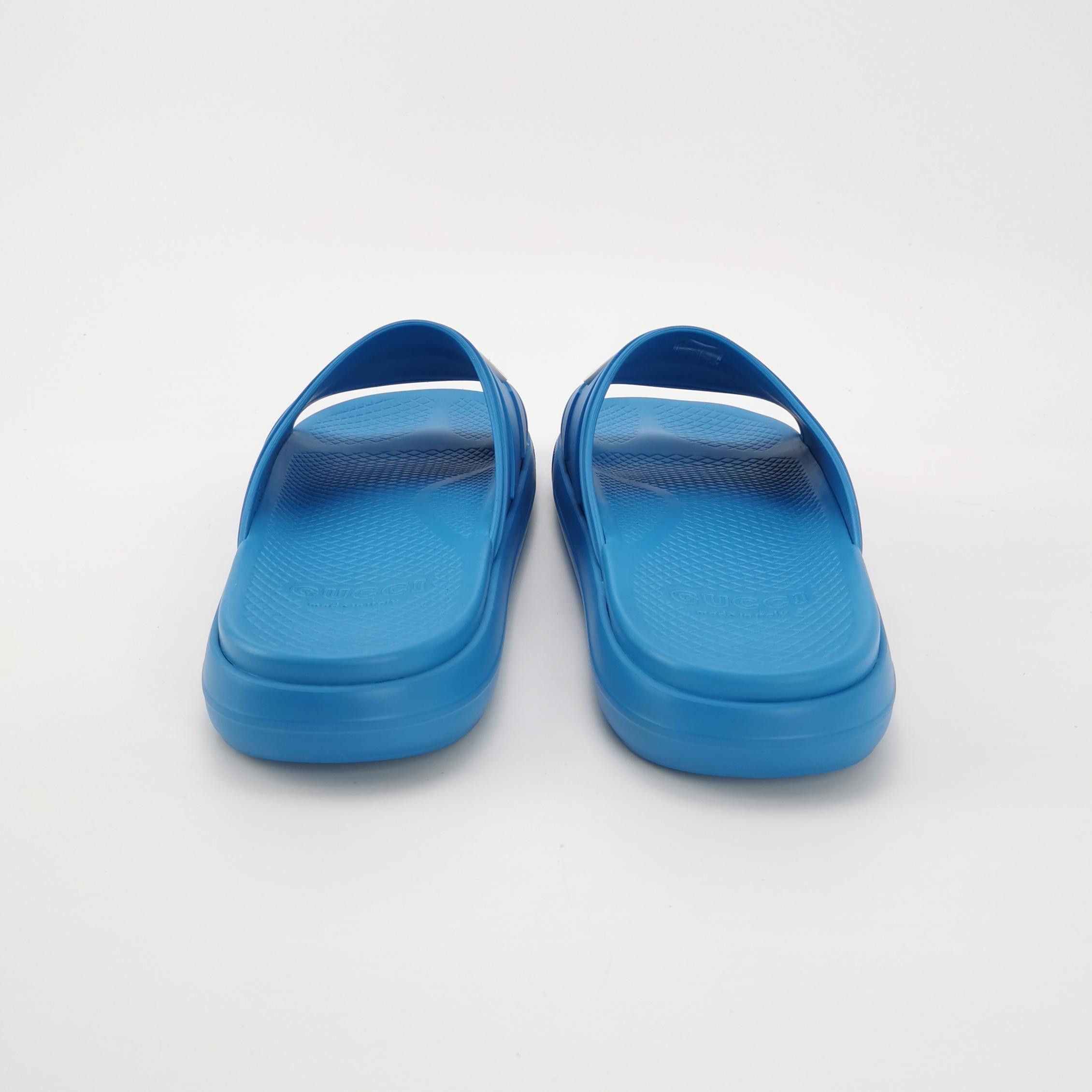 Gucci Gucci Interlocking G Slides Blue Size 44 Size US 11 / EU 44 - 5 Thumbnail