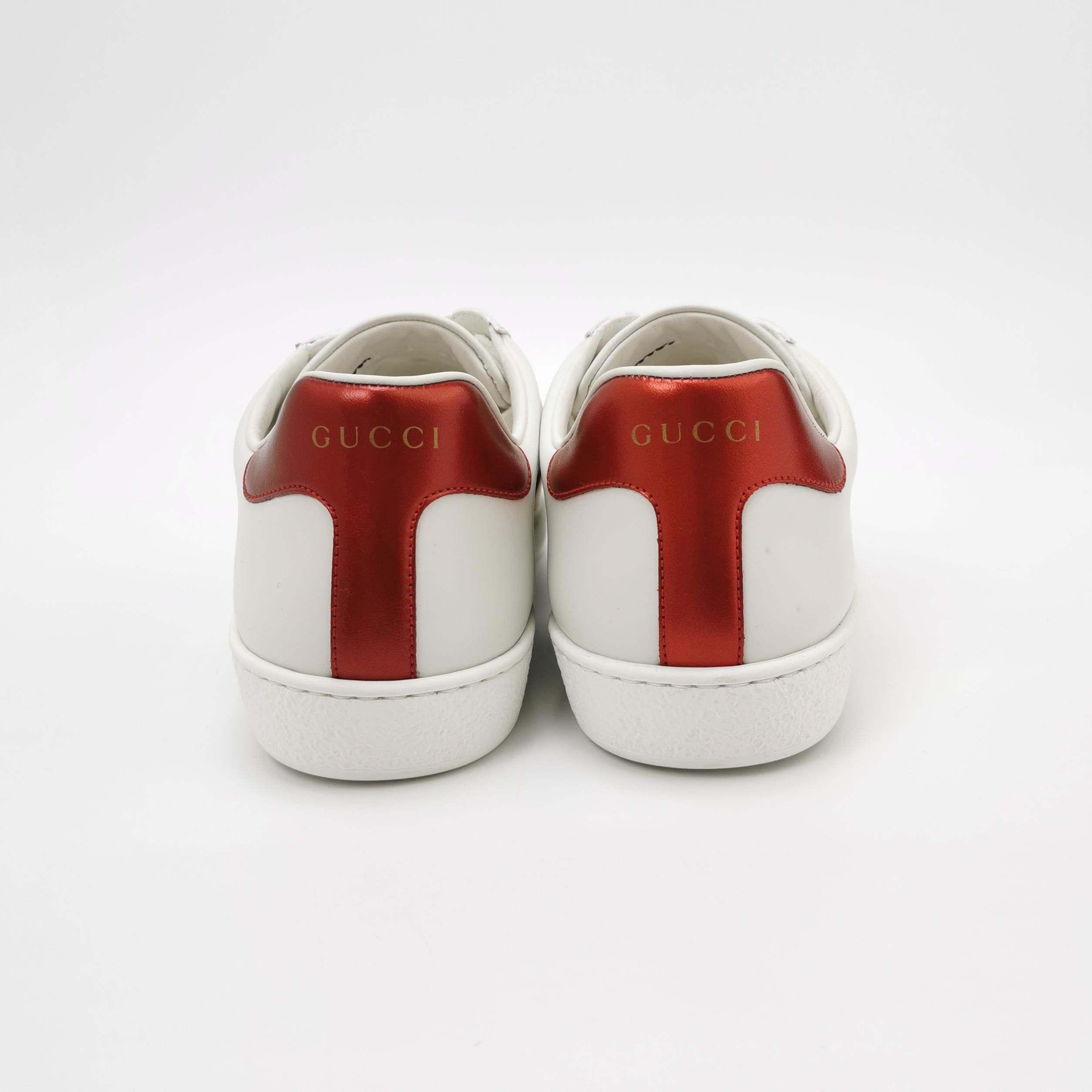 Gucci Gucci Ace Logo Strap Low-Top Sneakers EU 42 Size US 9 / EU 42 - 5 Thumbnail