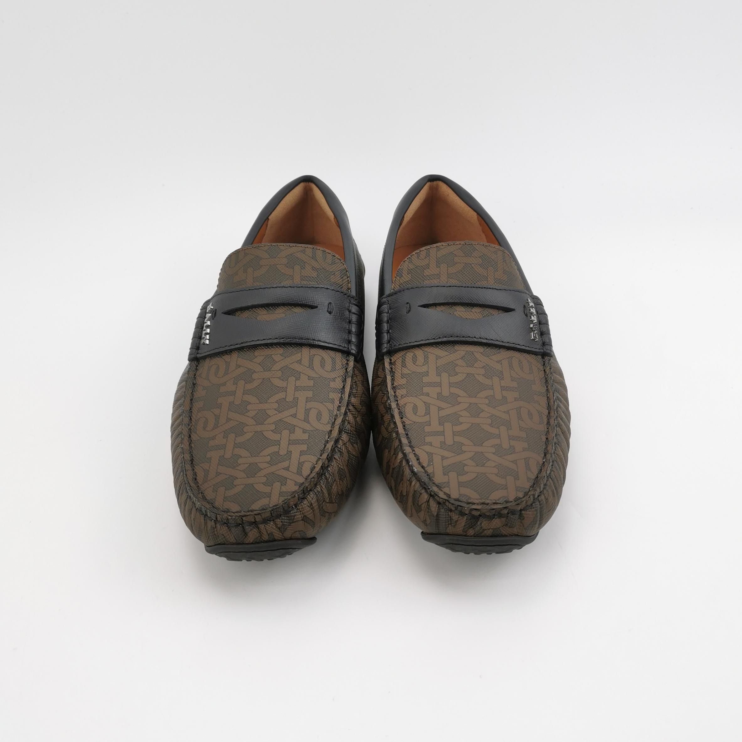 Bally Bally Monogram Leather Driving Shoes EU 39.5 Size US 6 / EU 39 - 4 Thumbnail