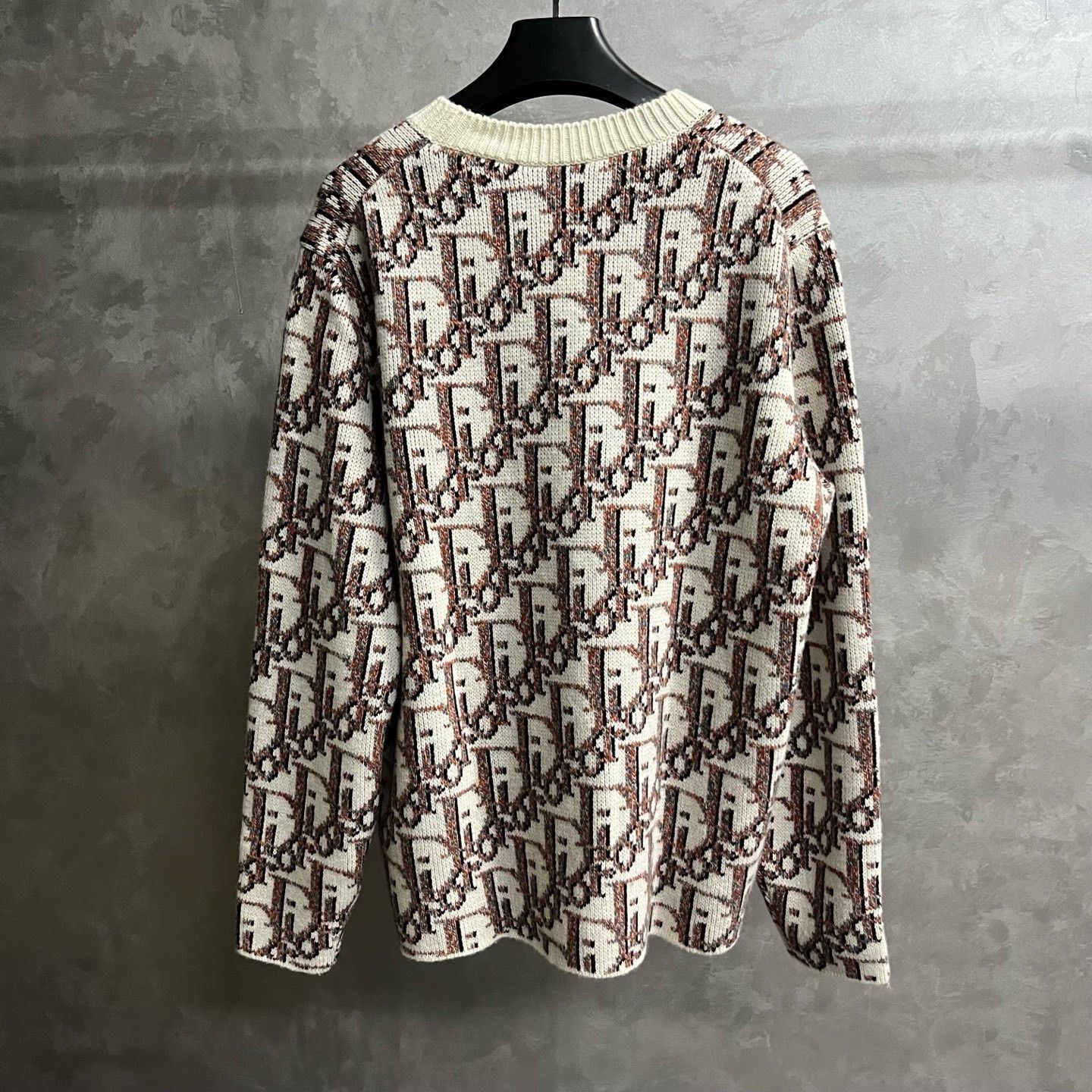 Dior Dior Casual Wool Brown Sweater xl Men Size US XL / EU 56 / 4 - 5 Thumbnail