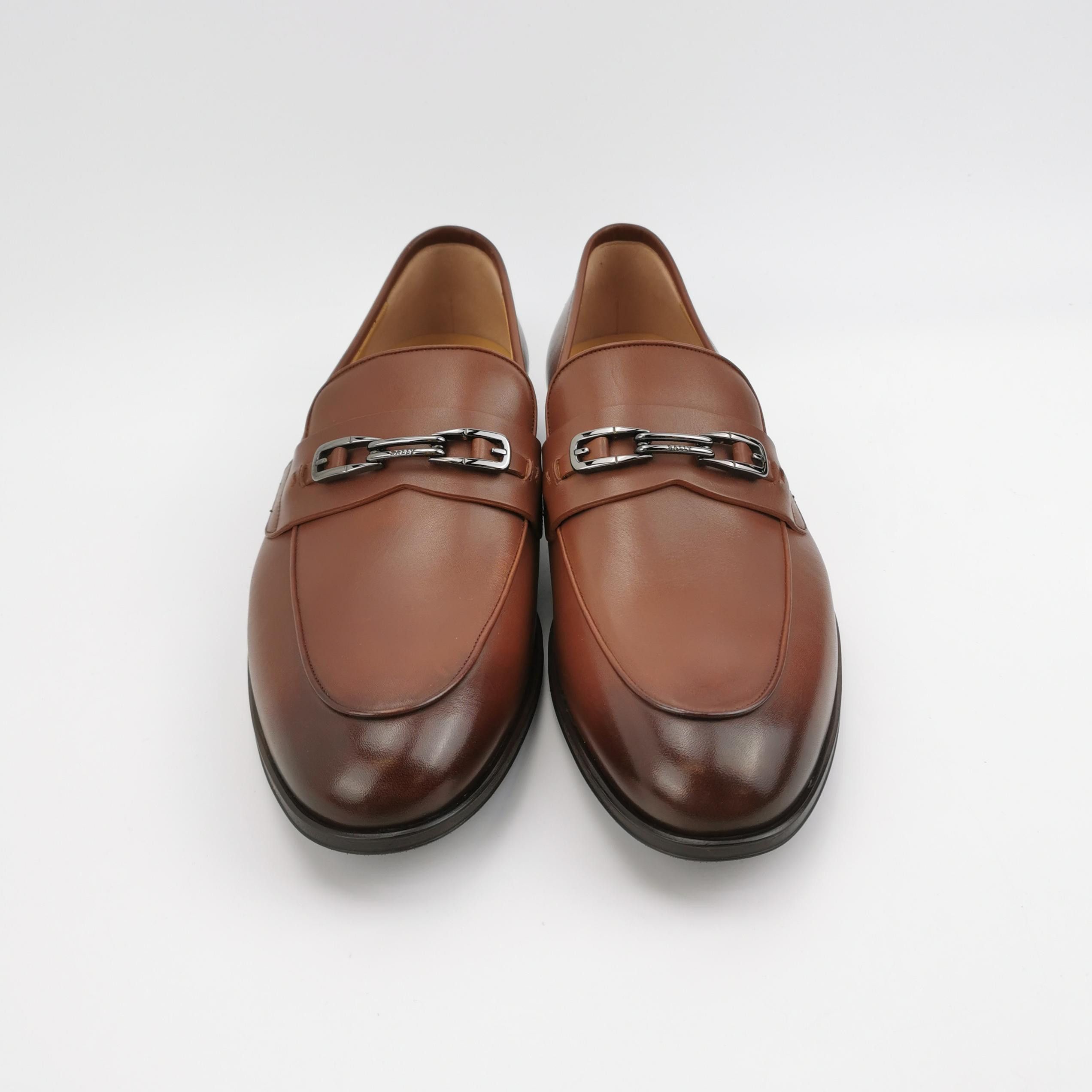 Bally Bally Metal Logo Leather Loafers Size 43 Size US 10 / EU 43 - 4 Thumbnail