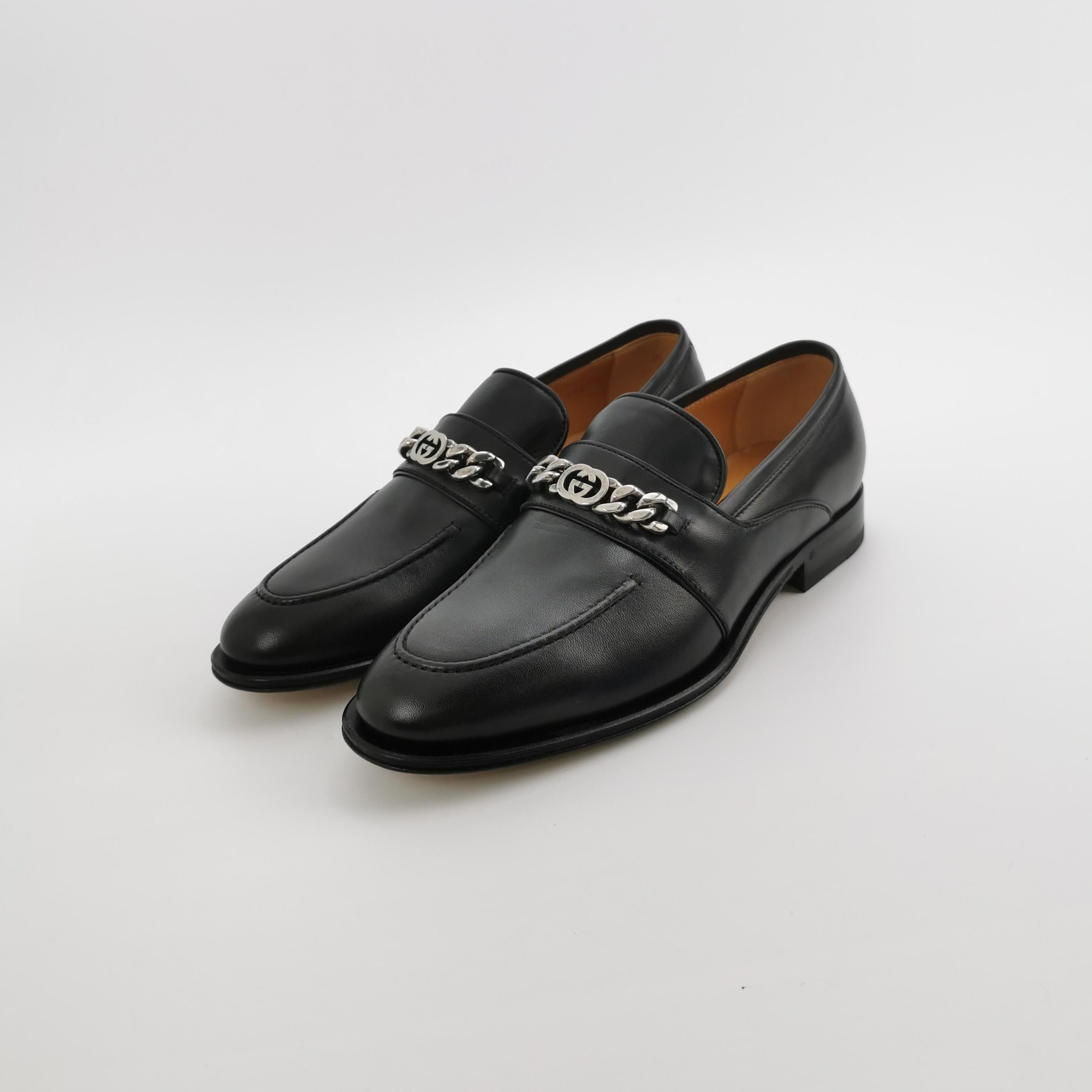 Gucci Gucci Interlocking G Chain Loafers EU 39.5 Size US 6 / EU 39 - 3 Thumbnail