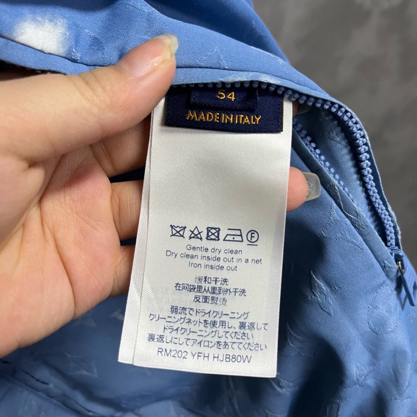 Louis Vuitton Louis Vuitton Retro Blue Light Jacket xxs Men Size US XXS / EU 40 - 3 Thumbnail