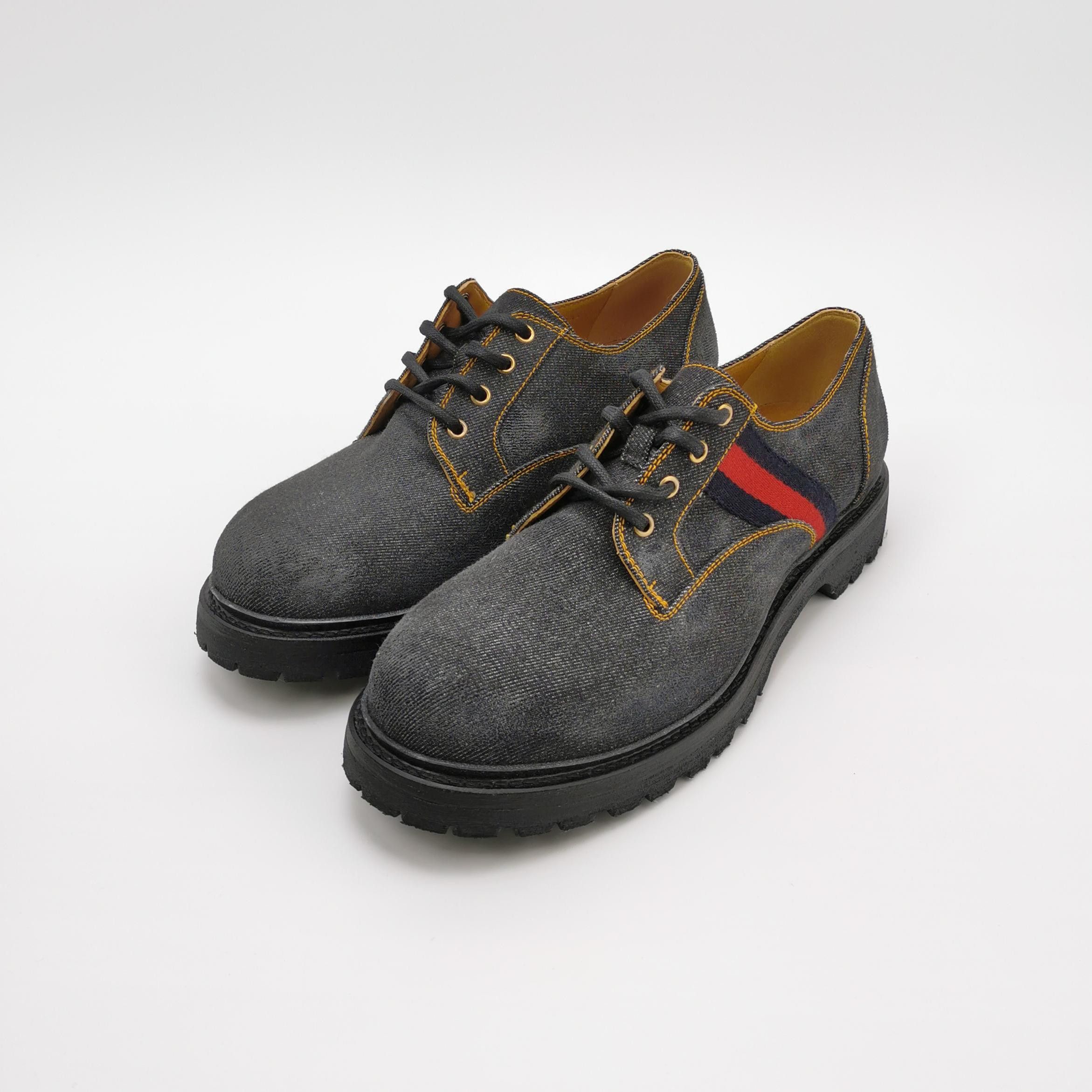 Gucci Gucci Web Stripe Denim Casual Shoes US 12 Size US 12 / EU 45 - 3 Thumbnail