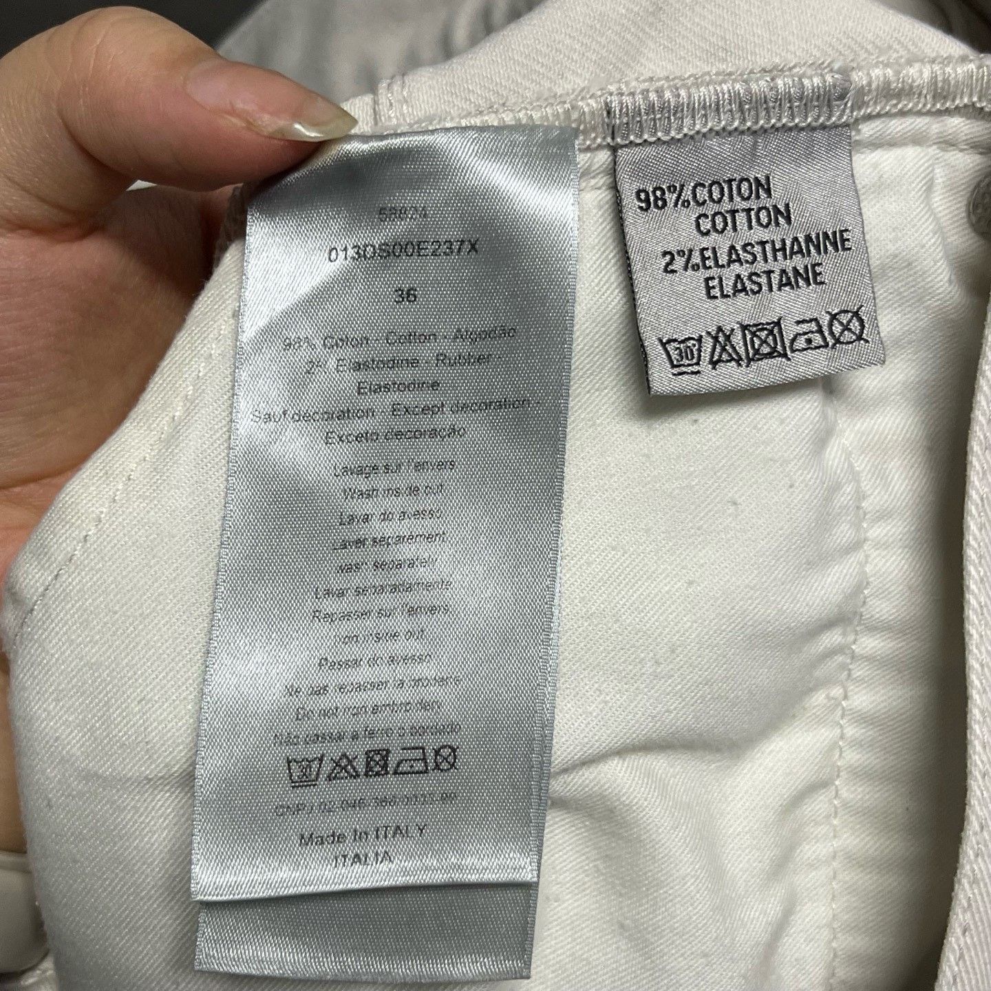 Dior Dior Casual Denim White Denim Jeans 32 Men Size US 32 / EU 48 - 4 Thumbnail