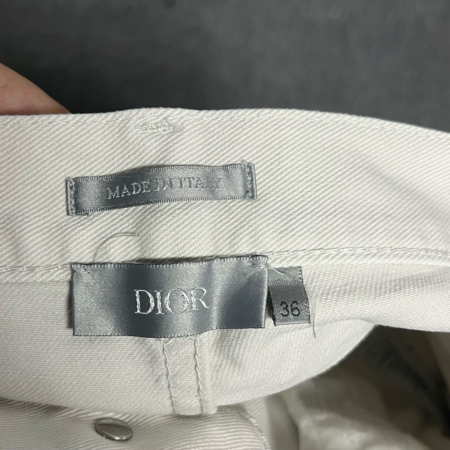 Dior Dior Casual Denim White Denim Jeans 32 Men Size US 32 / EU 48 - 3 Thumbnail