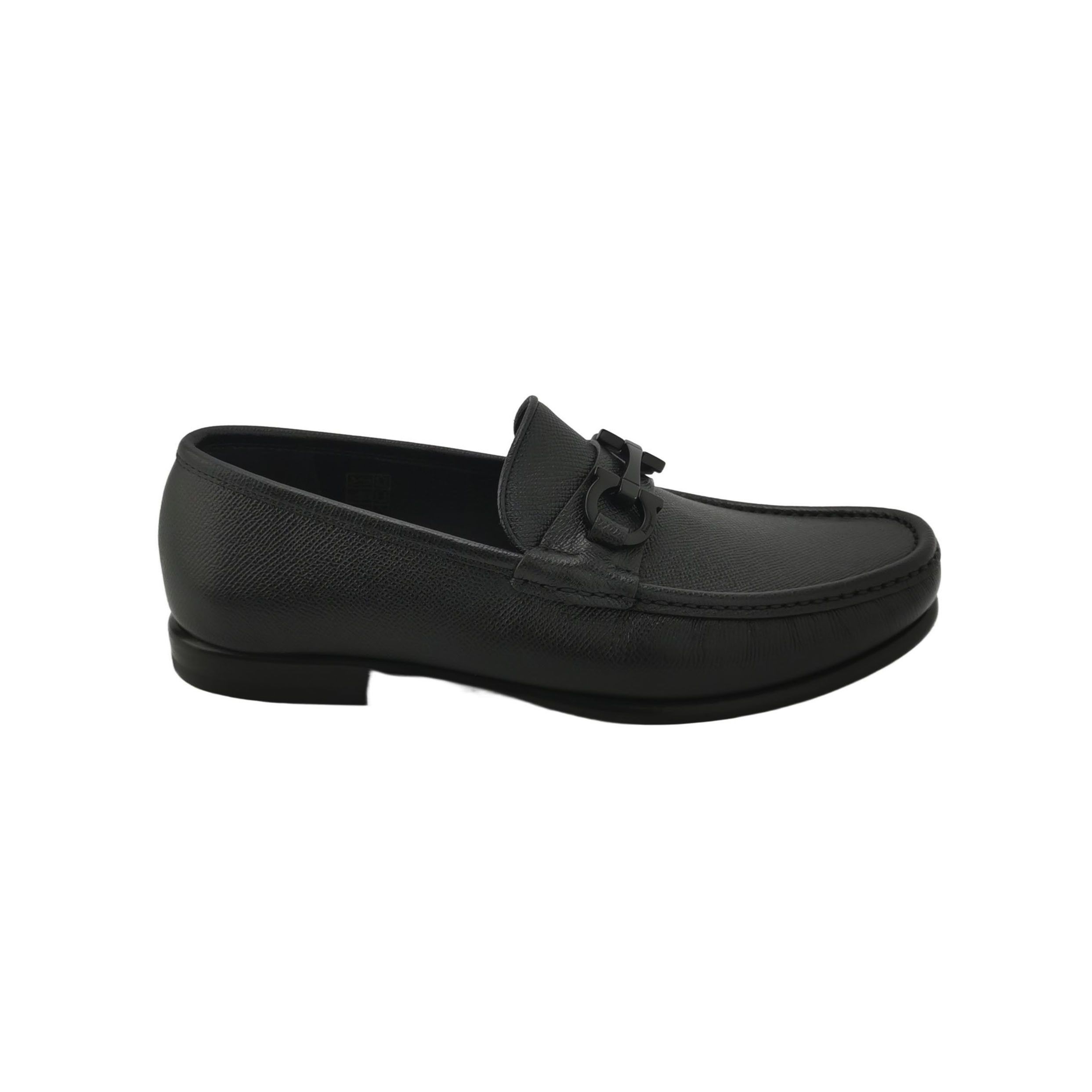 Salvatore Ferragamo Ferragamo Gancini Leather Crown Loafers 41.5 Size US 8 / EU 41 - 2 Thumbnail