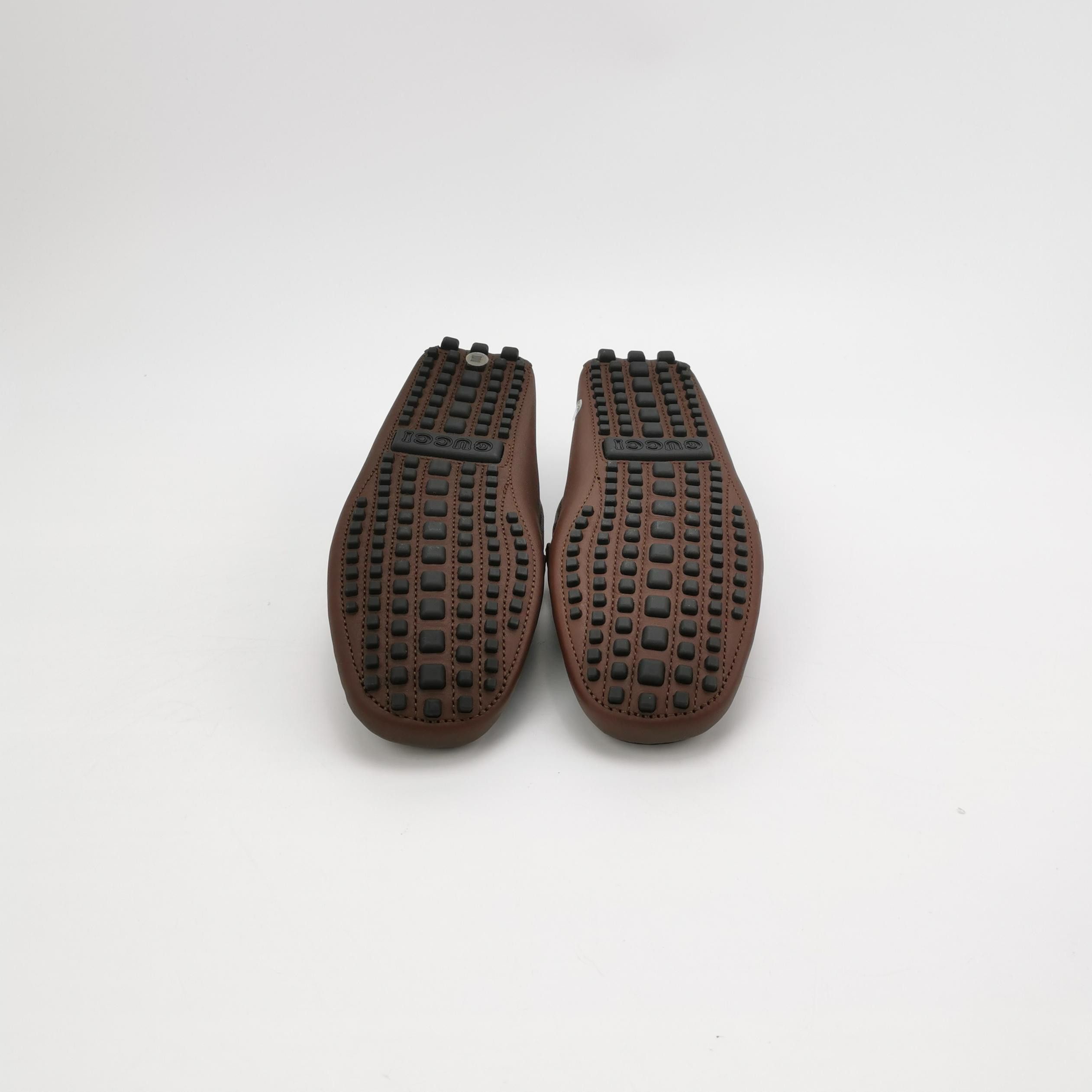 Gucci Gucci Horsebit Web Stripe Leather Loafers 38.5 Size US 5.5 / EU 38 - 6 Thumbnail