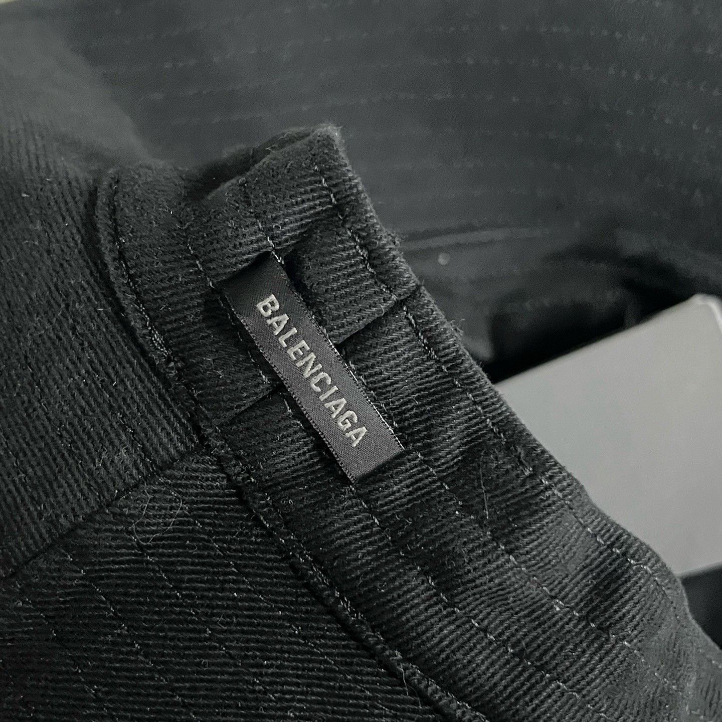Balenciaga Balenciaga Retro Cotton Black Hat one size Men Size ONE SIZE - 4 Thumbnail