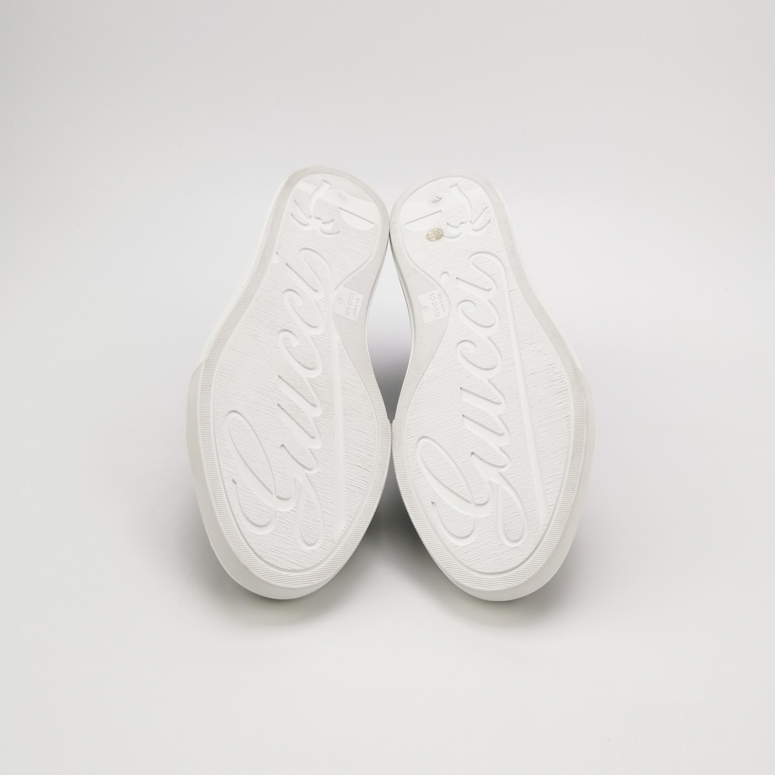 Gucci Gucci Leather Hi-Top Sneakers EU 41.5 Size US 8 / EU 41 - 6 Thumbnail