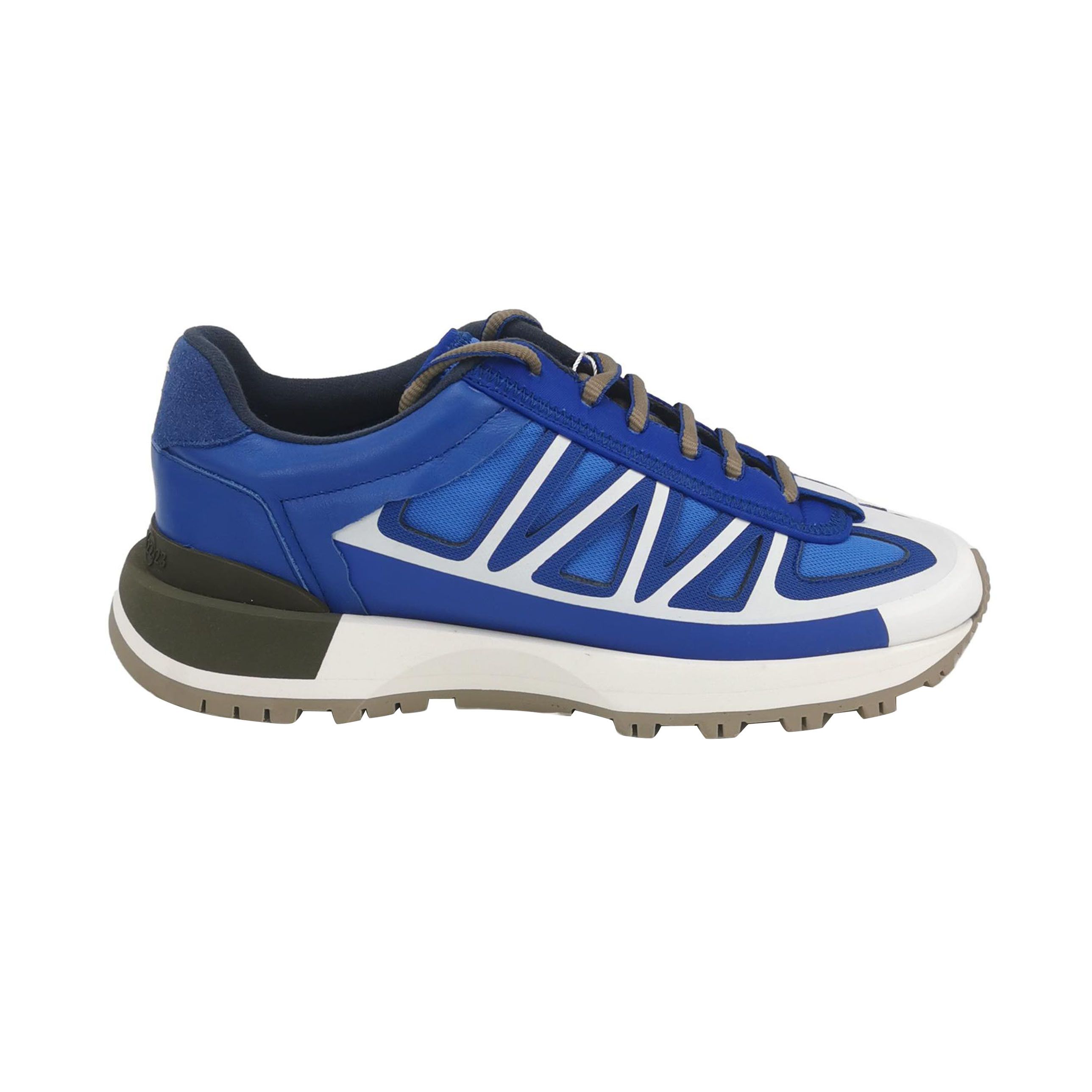 Maison Margiela Maison Margiela Blue Paneled Low-Top Sneakers 40 Size US 7 / EU 40 - 2 Thumbnail