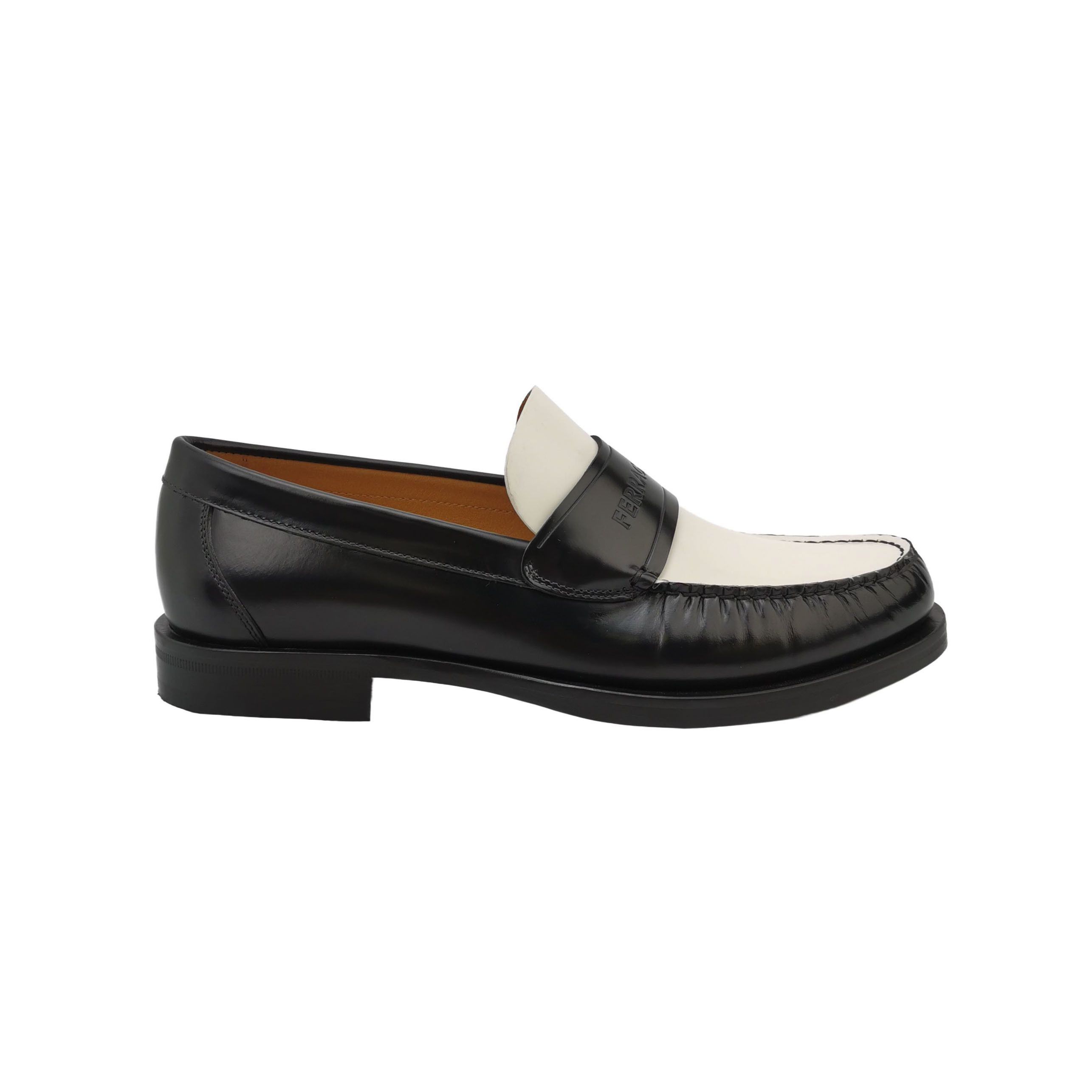 Salvatore Ferragamo Salvatore Ferragamo Two-Tone Leather Loafers Size 7.5 Size US 8 / EU 41 - 2 Thumbnail
