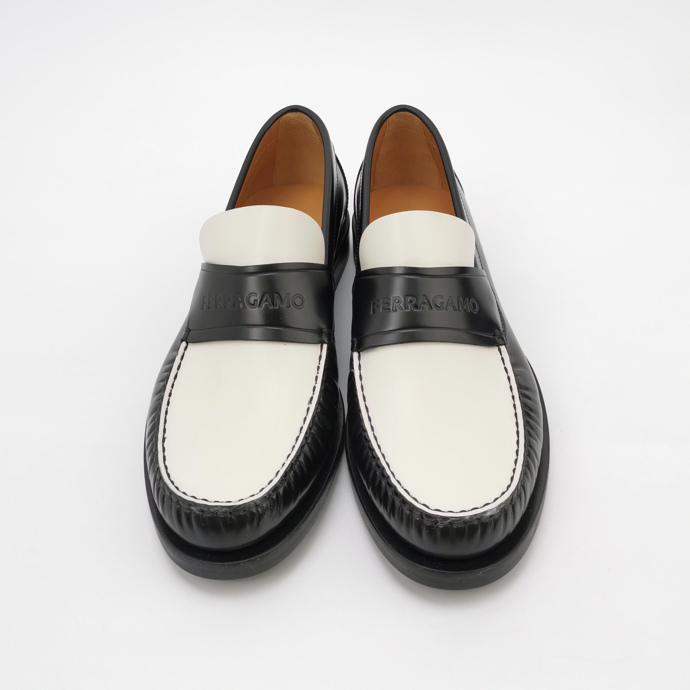 Salvatore Ferragamo Salvatore Ferragamo Bicolor Leather Loafers 7 Size US 8 / EU 41 - 4 Thumbnail