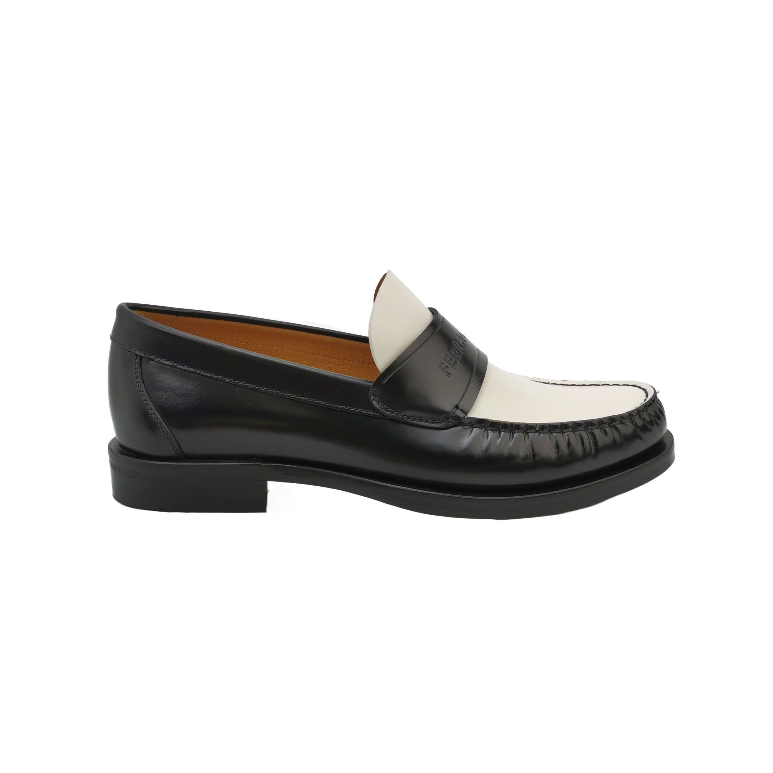 Salvatore Ferragamo Salvatore Ferragamo Bicolor Leather Loafers 7 Size US 8 / EU 41 - 2 Thumbnail