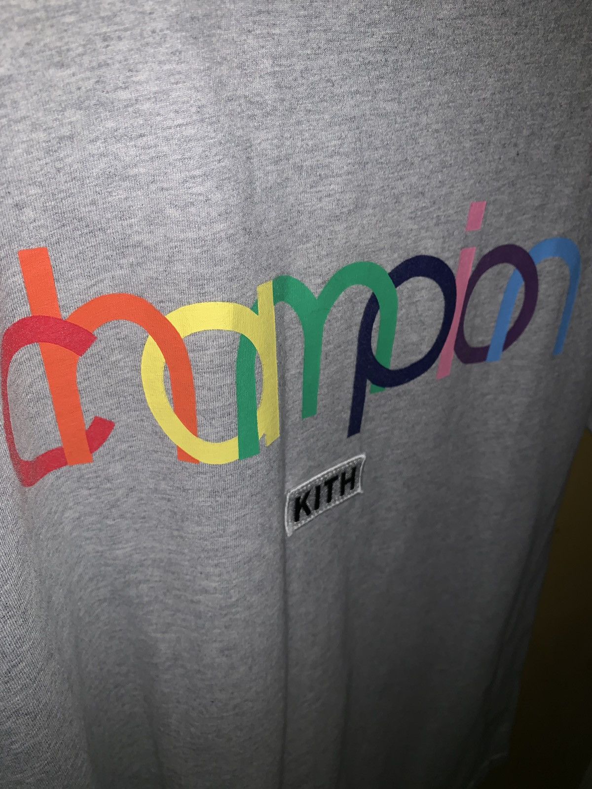 Champion × Kith Kith Champion Double Logo Tee Grey Size US M / EU 48-50 / 2 - 1 Preview