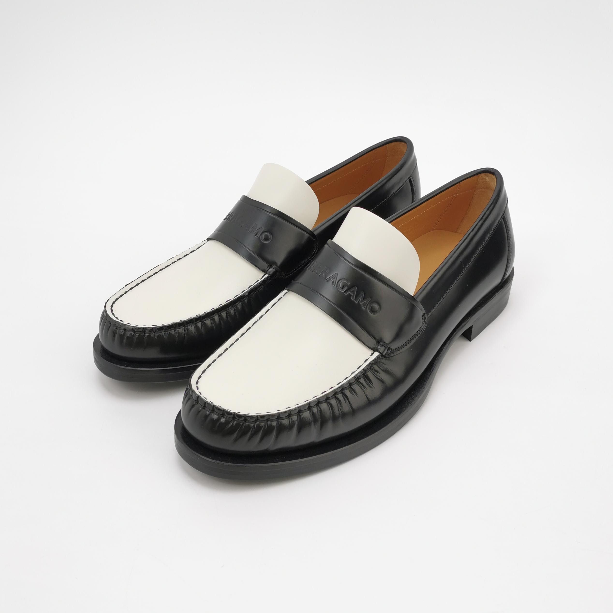 Salvatore Ferragamo Salvatore Ferragamo Bi-Color Leather Loafers Size 7 Size US 8 / EU 41 - 3 Thumbnail