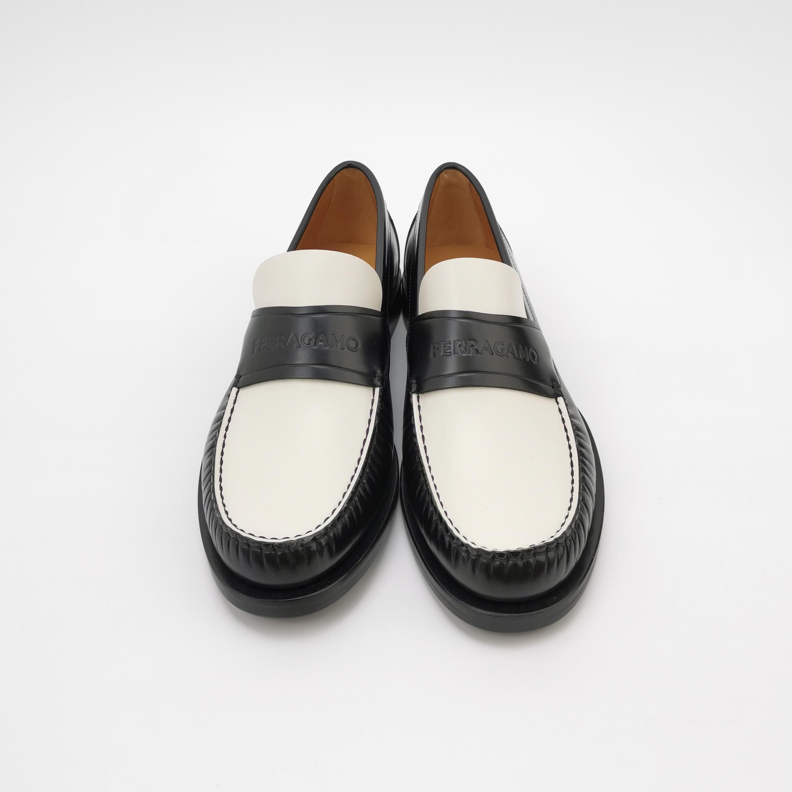 Salvatore Ferragamo Salvatore Ferragamo Bi-Color Leather Loafers Size 7 Size US 8 / EU 41 - 4 Thumbnail