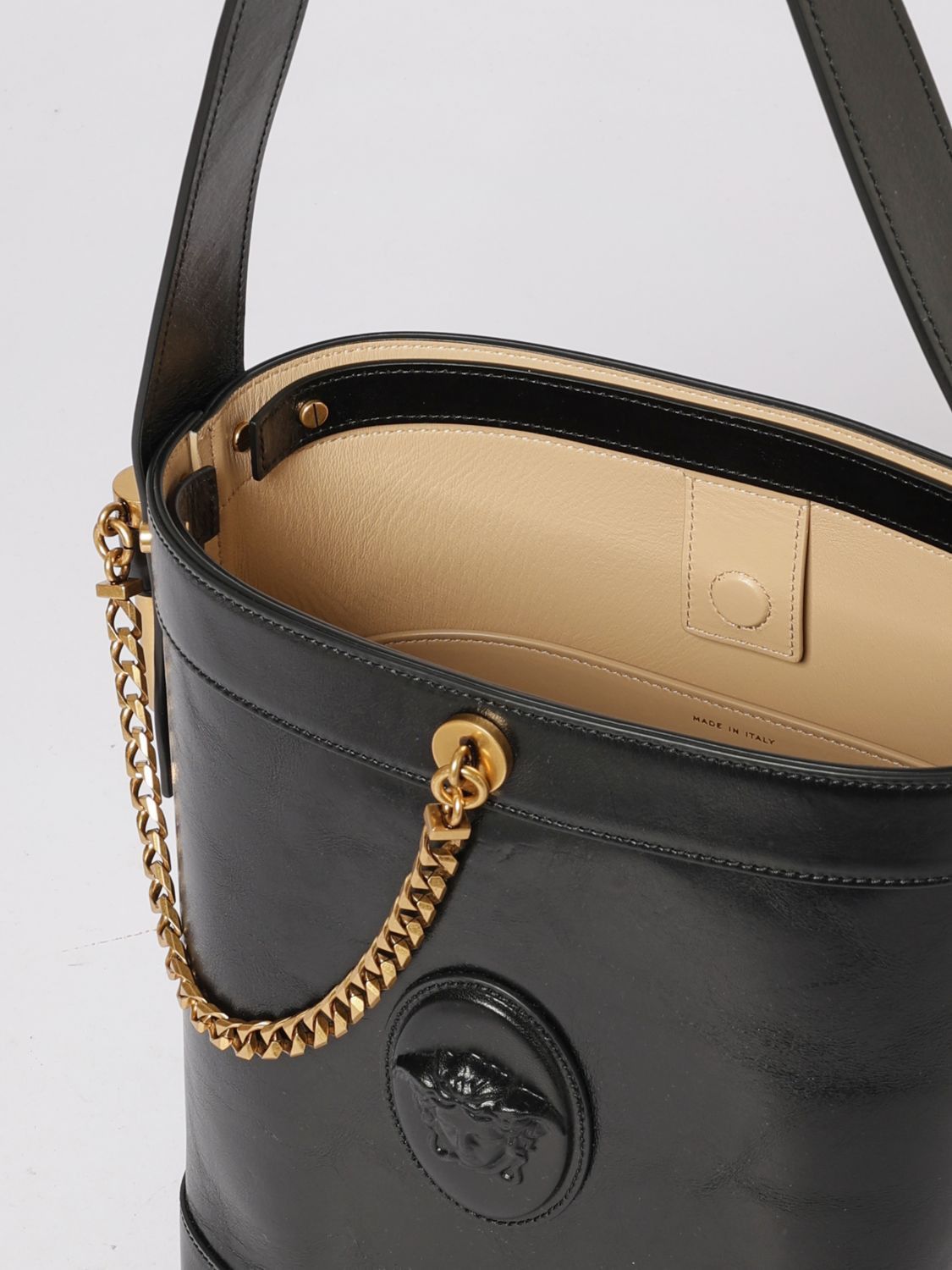 Versace Versace Shoulder Bag Woman Black Size ONE SIZE - 4 Thumbnail