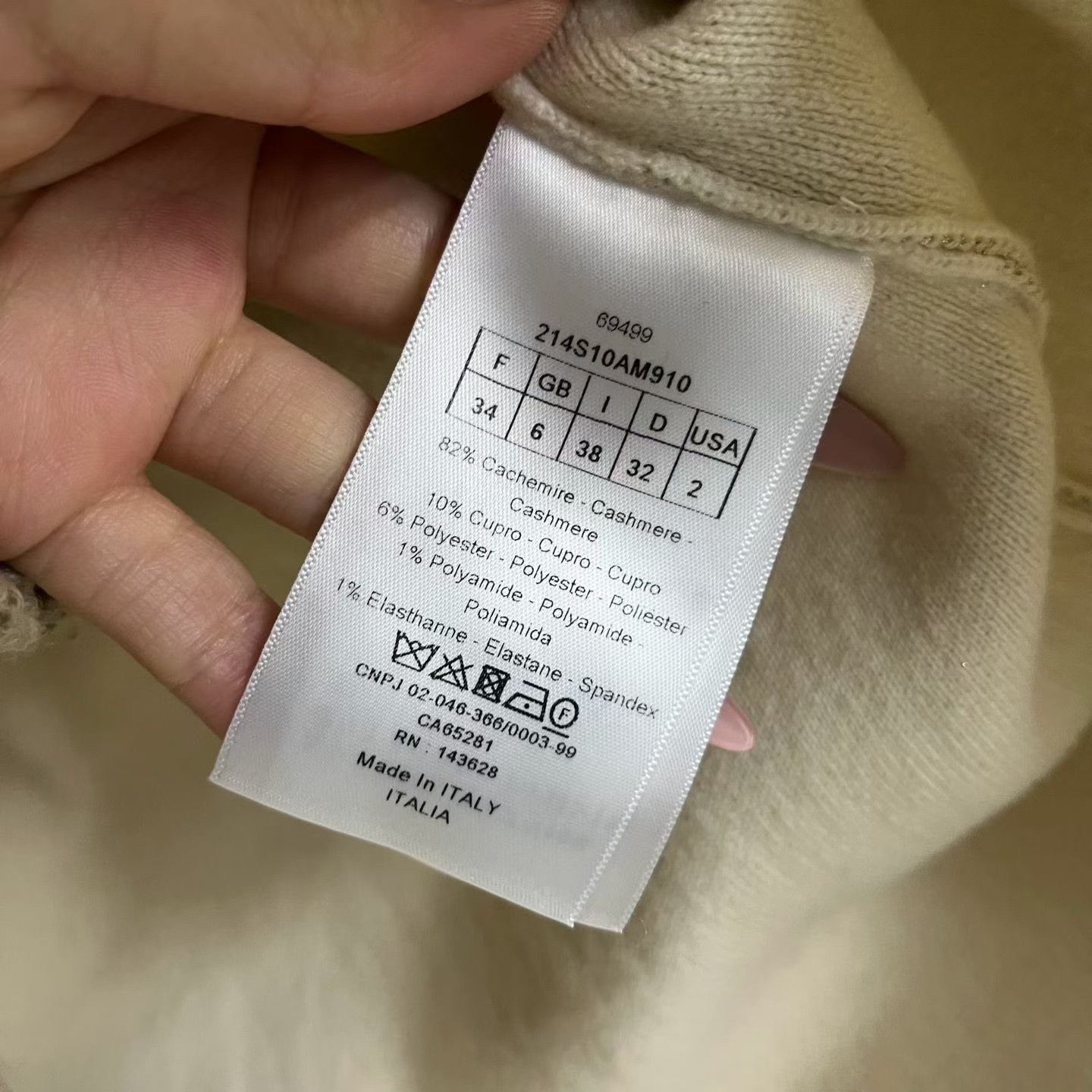 Dior Dior Printed Graphic White Hoodie XS Women Size XS / US 0-2 / IT 36-38 - 4 Thumbnail
