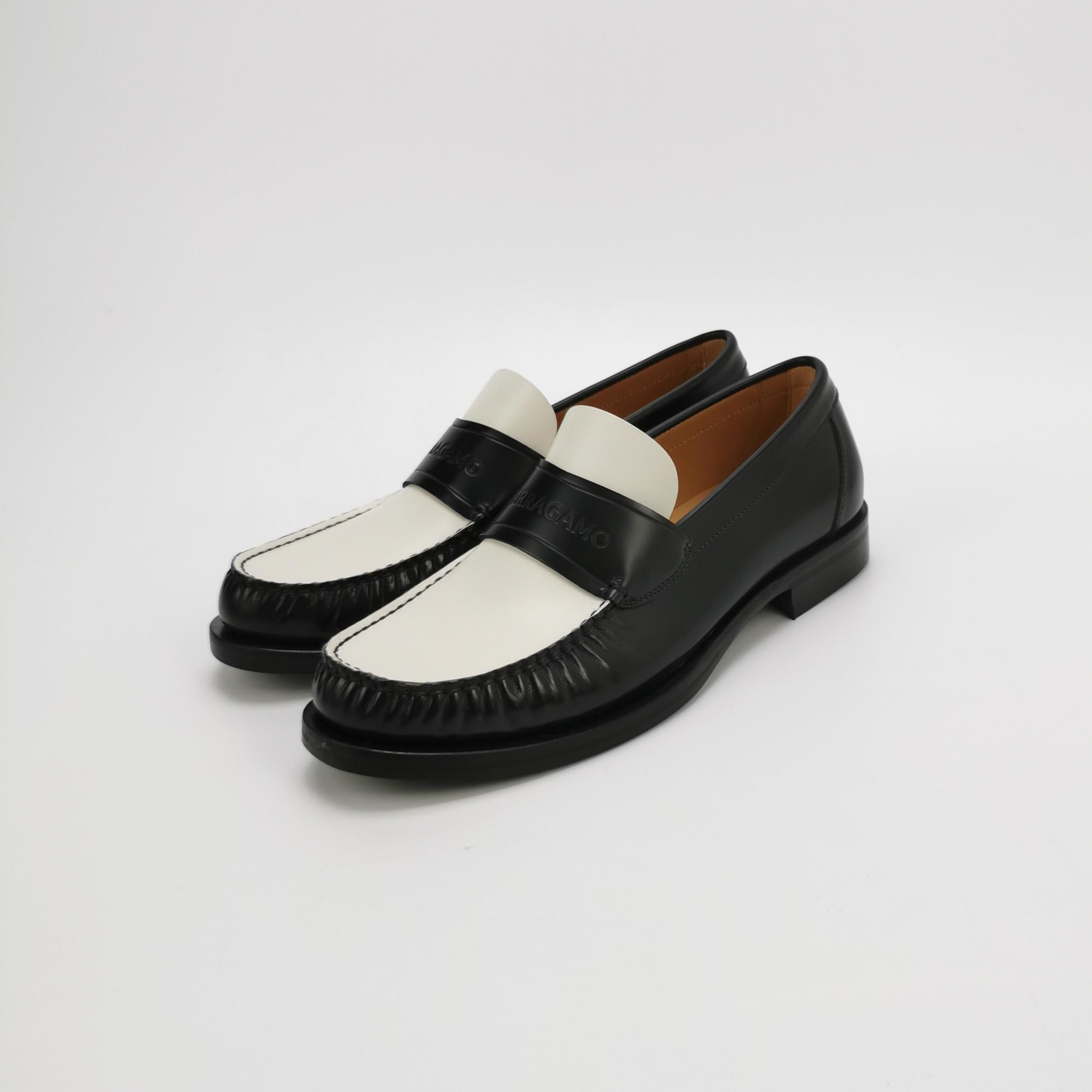 Salvatore Ferragamo Salvatore Ferragamo Bicolor Leather Loafers Size 7 Size US 8 / EU 41 - 3 Thumbnail