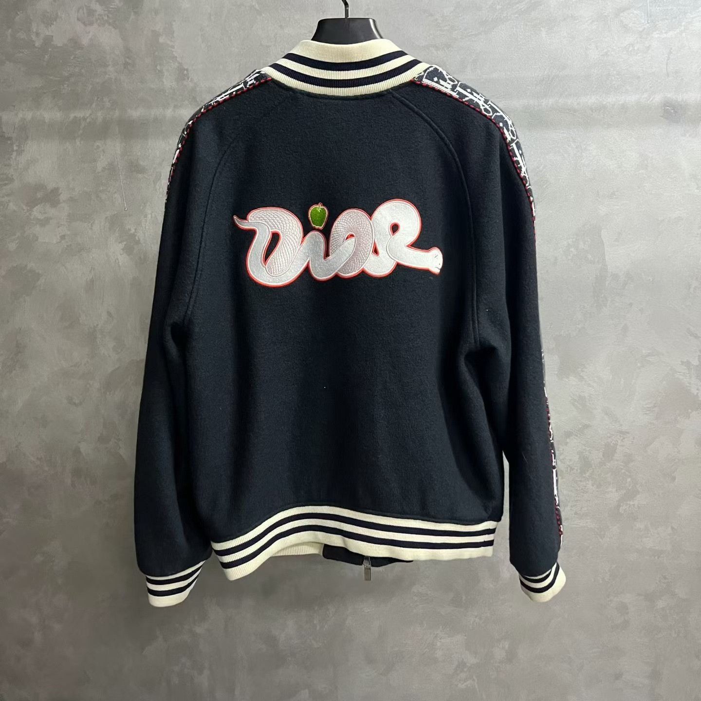 Dior Dior Printed Striped Black Light Jacket l Men Size US L / EU 52-54 / 3 - 2 Thumbnail