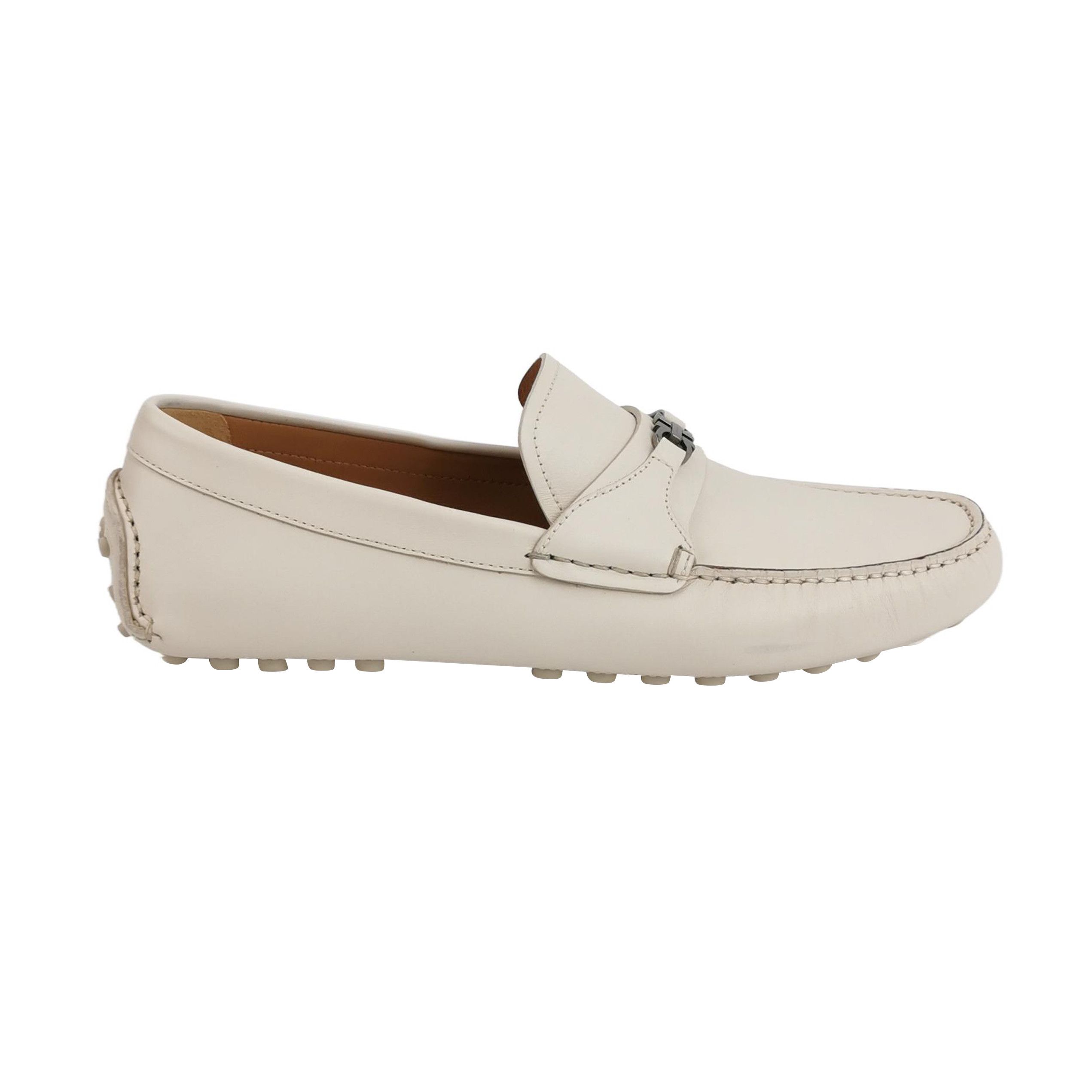 Salvatore Ferragamo Salvatore Ferragamo Gancini Leather Drivers 40.5 Size US 7 / EU 40 - 2 Thumbnail
