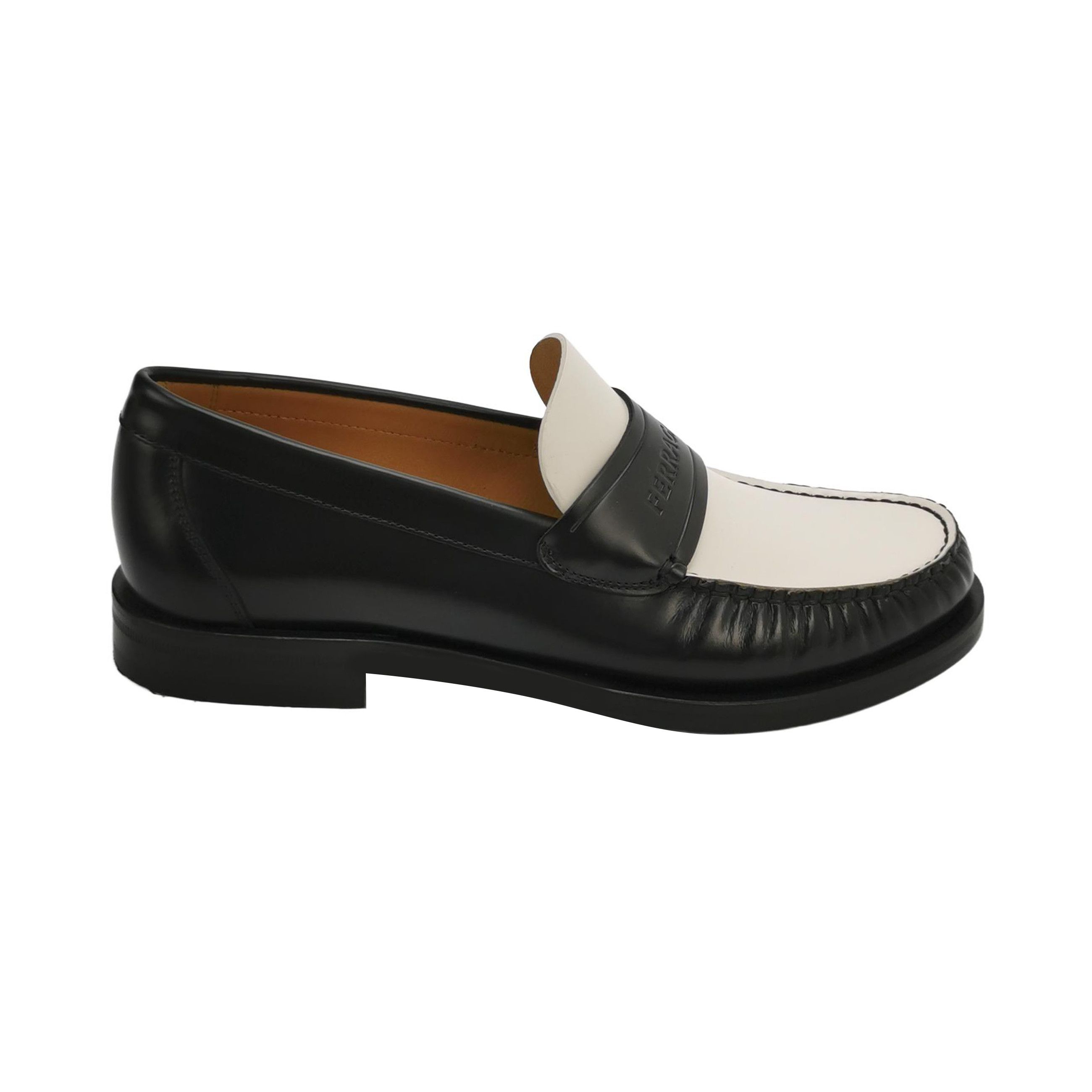 Salvatore Ferragamo Salvatore Ferragamo Bicolor Leather Loafers 40 Size US 7 / EU 40 - 2 Thumbnail