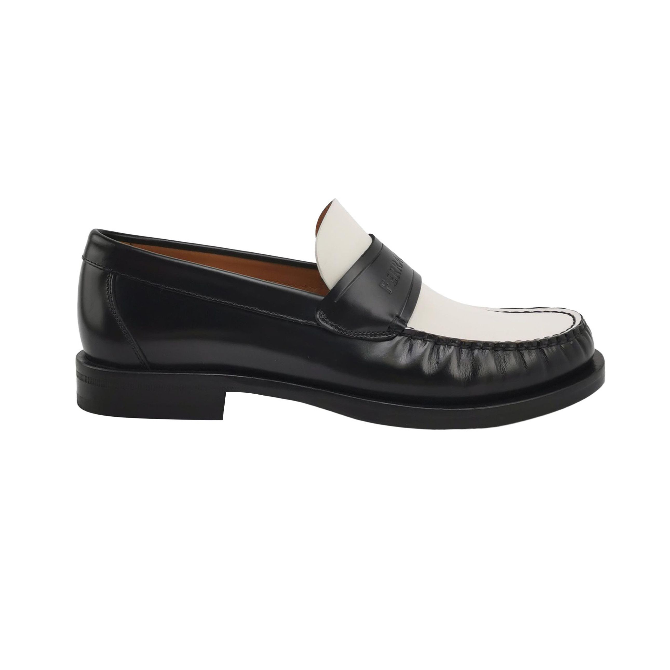 Salvatore Ferragamo Salvatore Ferragamo Bi-Color Leather Loafers Size 6 Size US 7 / EU 40 - 2 Thumbnail