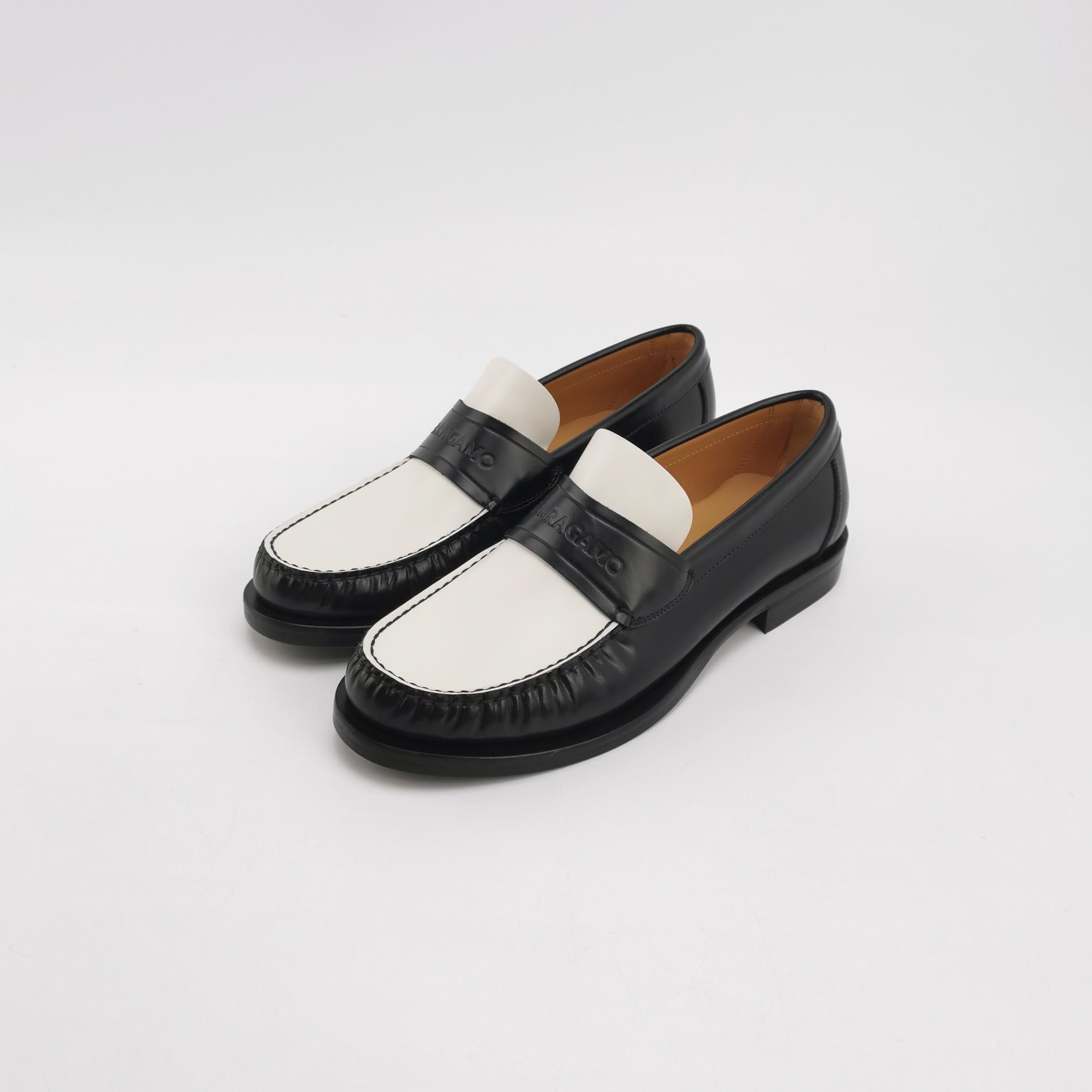 Salvatore Ferragamo Salvatore Ferragamo Bi-Color Leather Loafers Size 6 Size US 7 / EU 40 - 3 Thumbnail