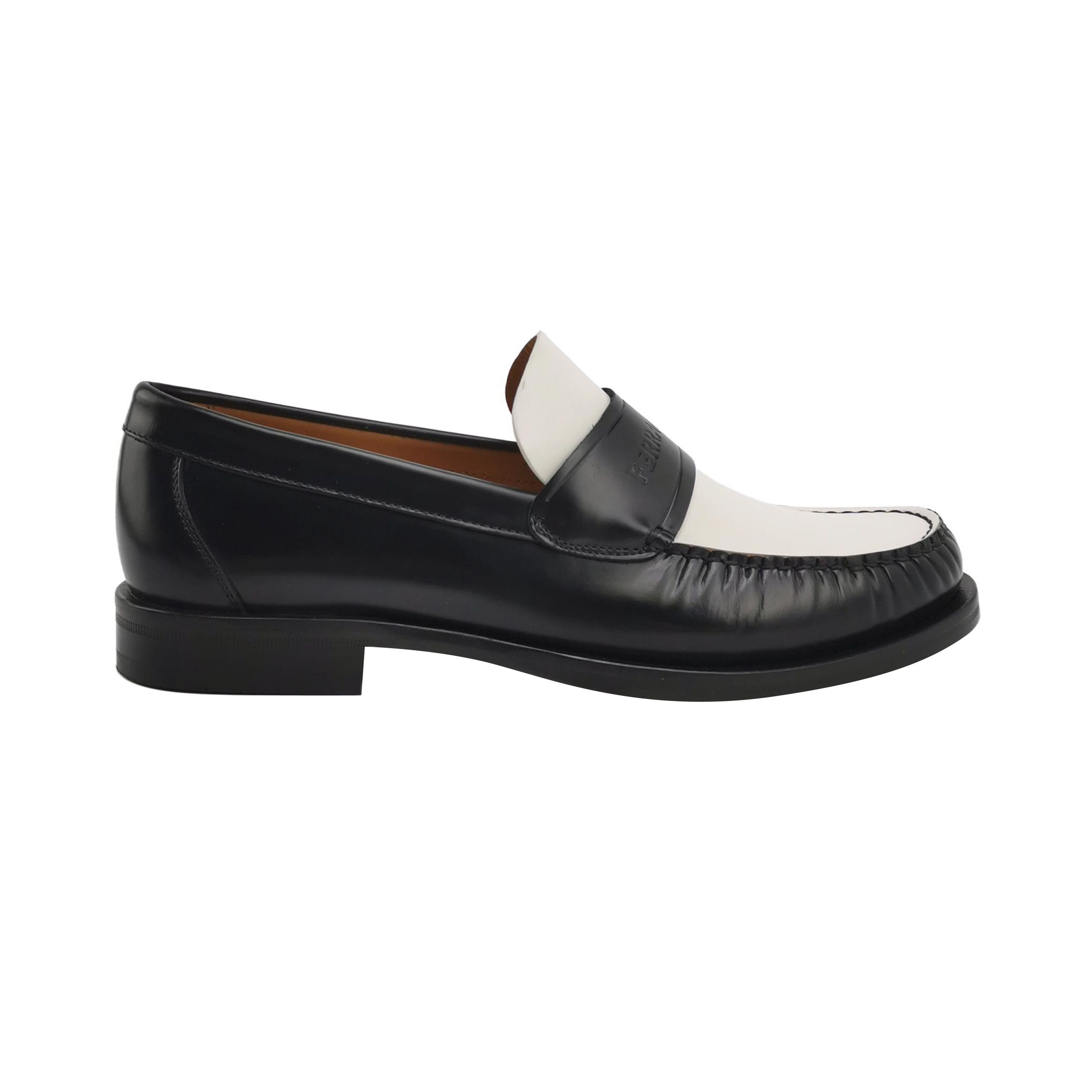 Salvatore Ferragamo Salvatore Ferragamo Bi-Color Leather Loafers Size 7.5 Size US 8 / EU 41 - 2 Thumbnail
