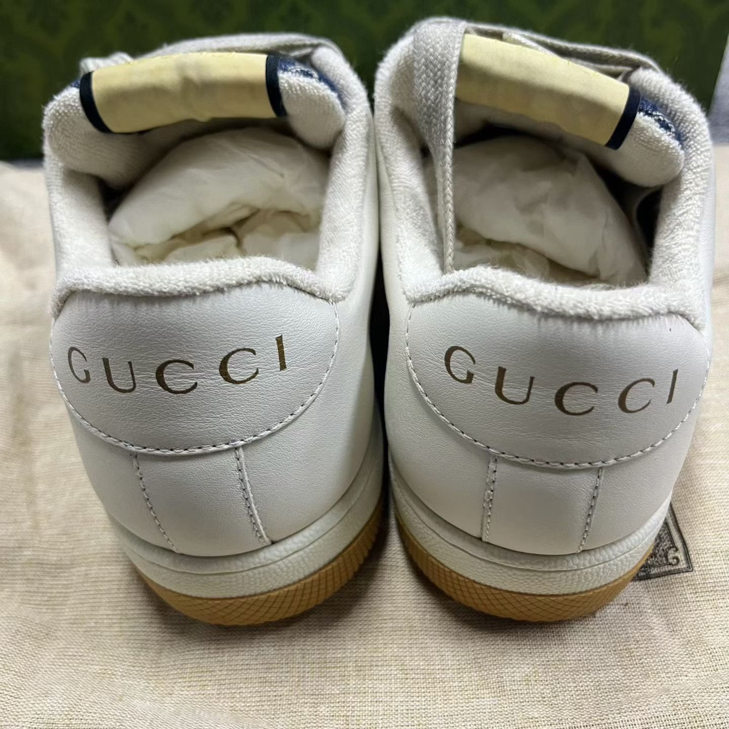 Gucci Gucci Blue Lowtop Sneakers 5.5 Men Size US 5.5 / EU 38 - 4 Thumbnail