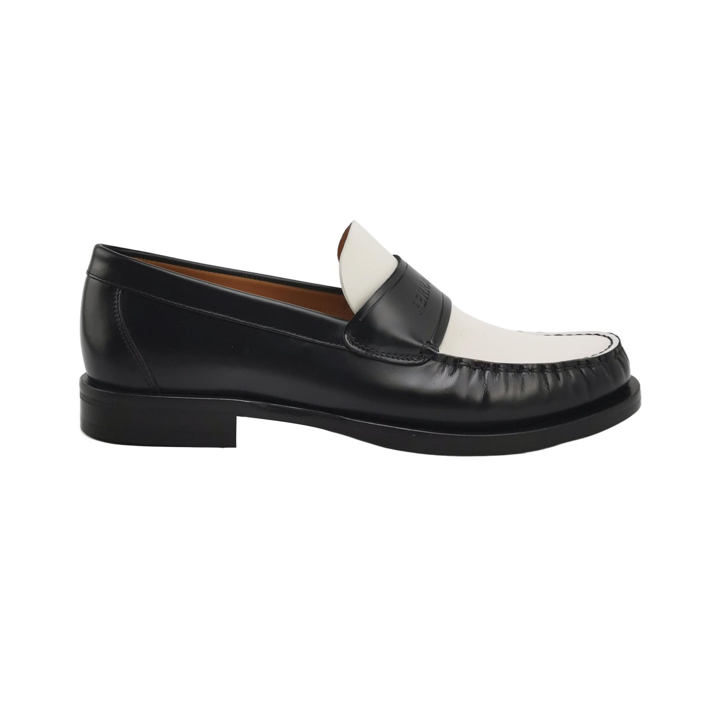 Salvatore Ferragamo Salvatore Ferragamo Two-Tone Leather Loafers 8.5 Size US 9 / EU 42 - 2 Thumbnail