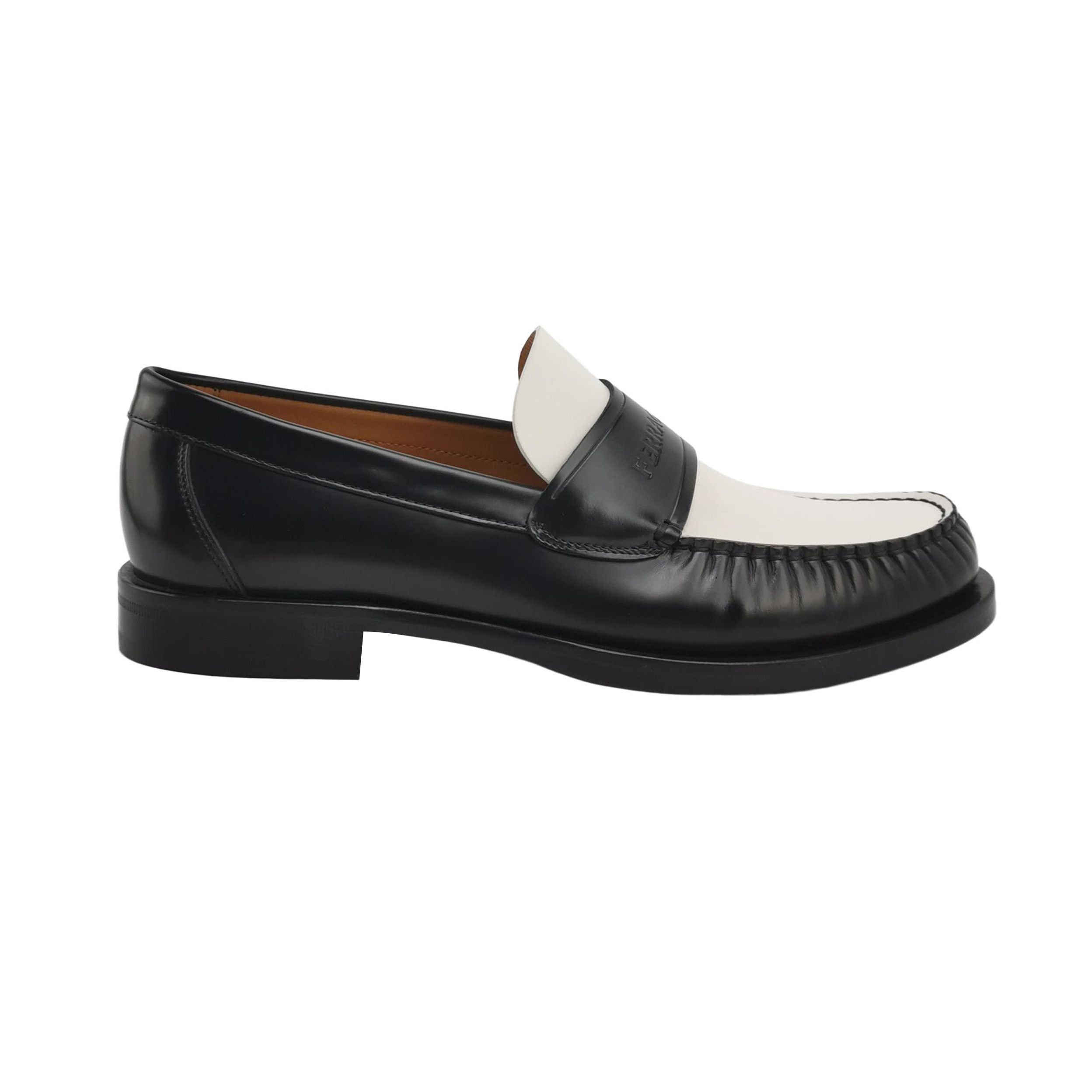 Salvatore Ferragamo Salvatore Ferragamo Bicolor Leather Loafers 42 Size US 9 / EU 42 - 2 Thumbnail