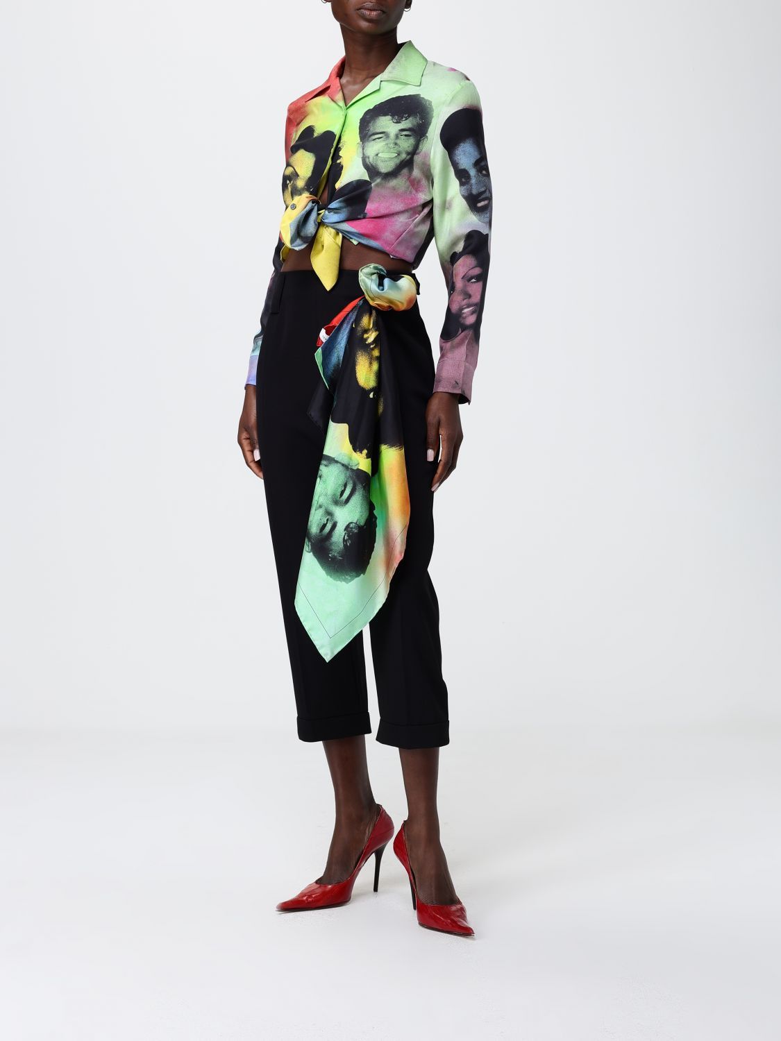 Versace Versace Shirt Woman Multicolor Size M / US 6-8 / IT 42-44 - 2 Thumbnail