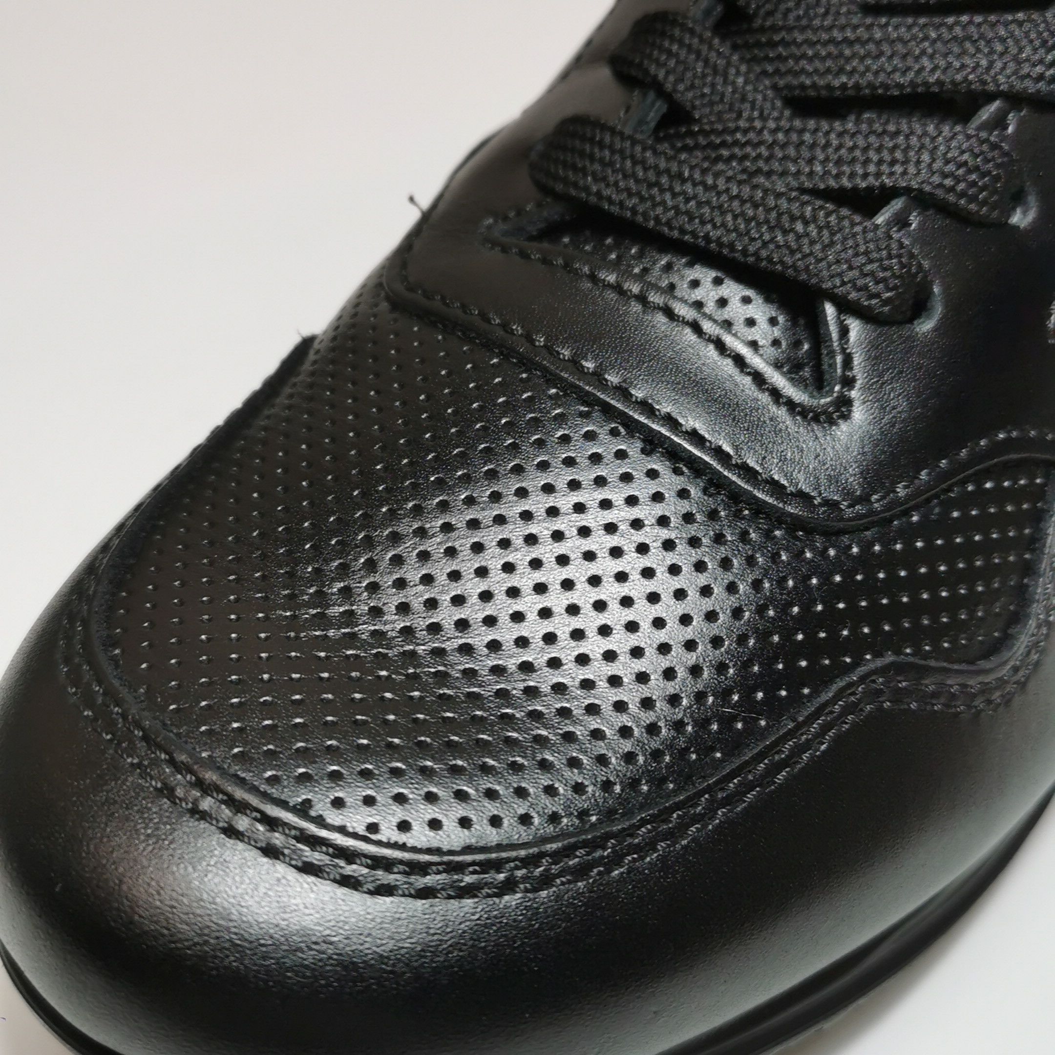 Hogan Hogan Black Leather Low-Top Sneakers 41.5 Size US 8 / EU 41 - 10 Thumbnail