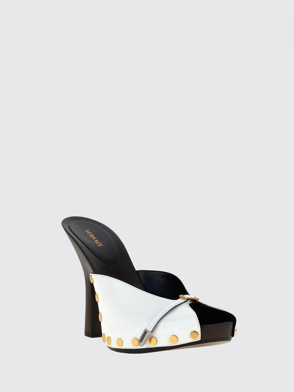 Versace Versace Heeled Sandal Woman White Size US 10 / IT 40 - 2 Thumbnail