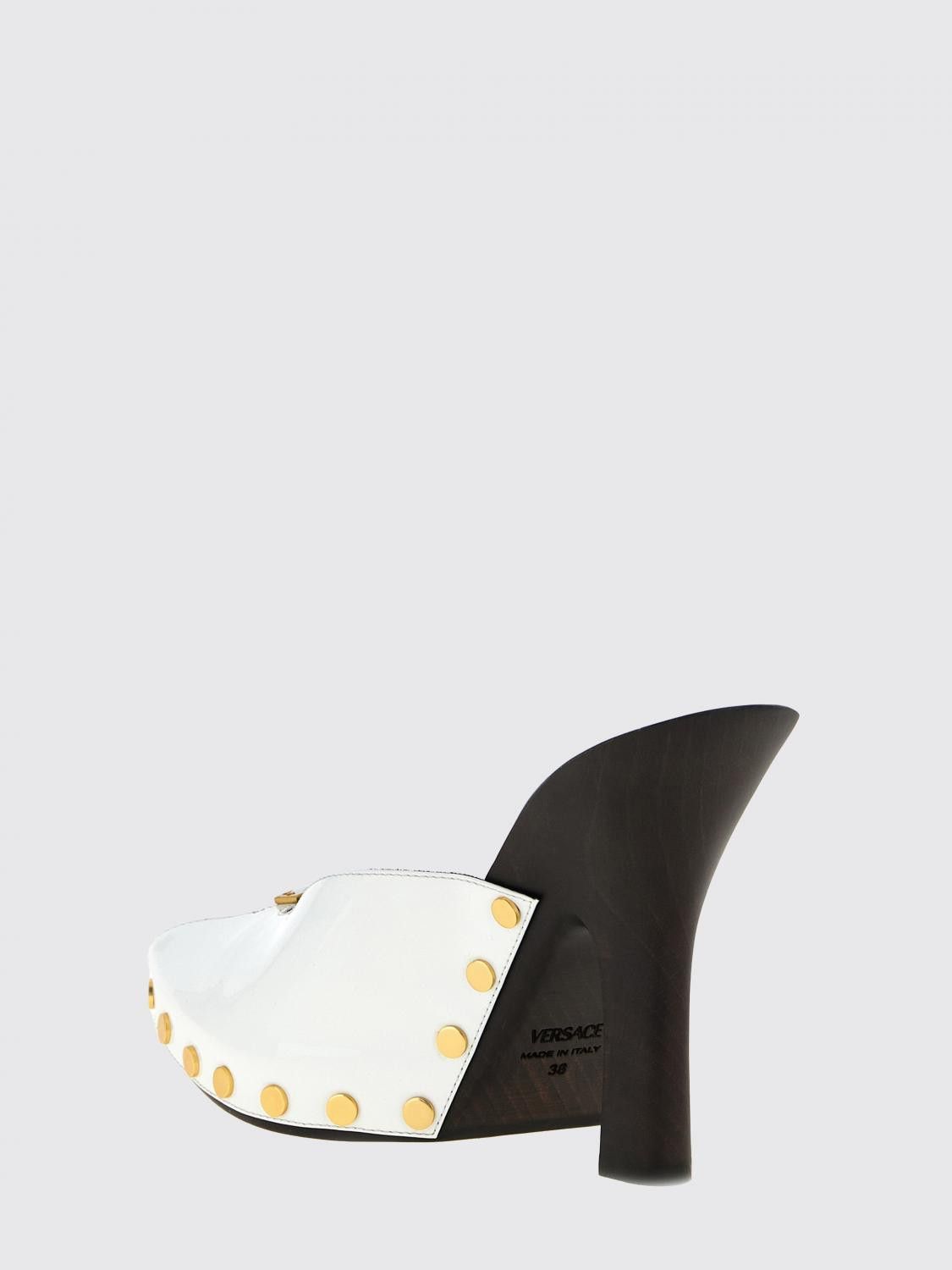Versace Versace Heeled Sandal Woman White Size US 11 / IT 41 - 3 Thumbnail