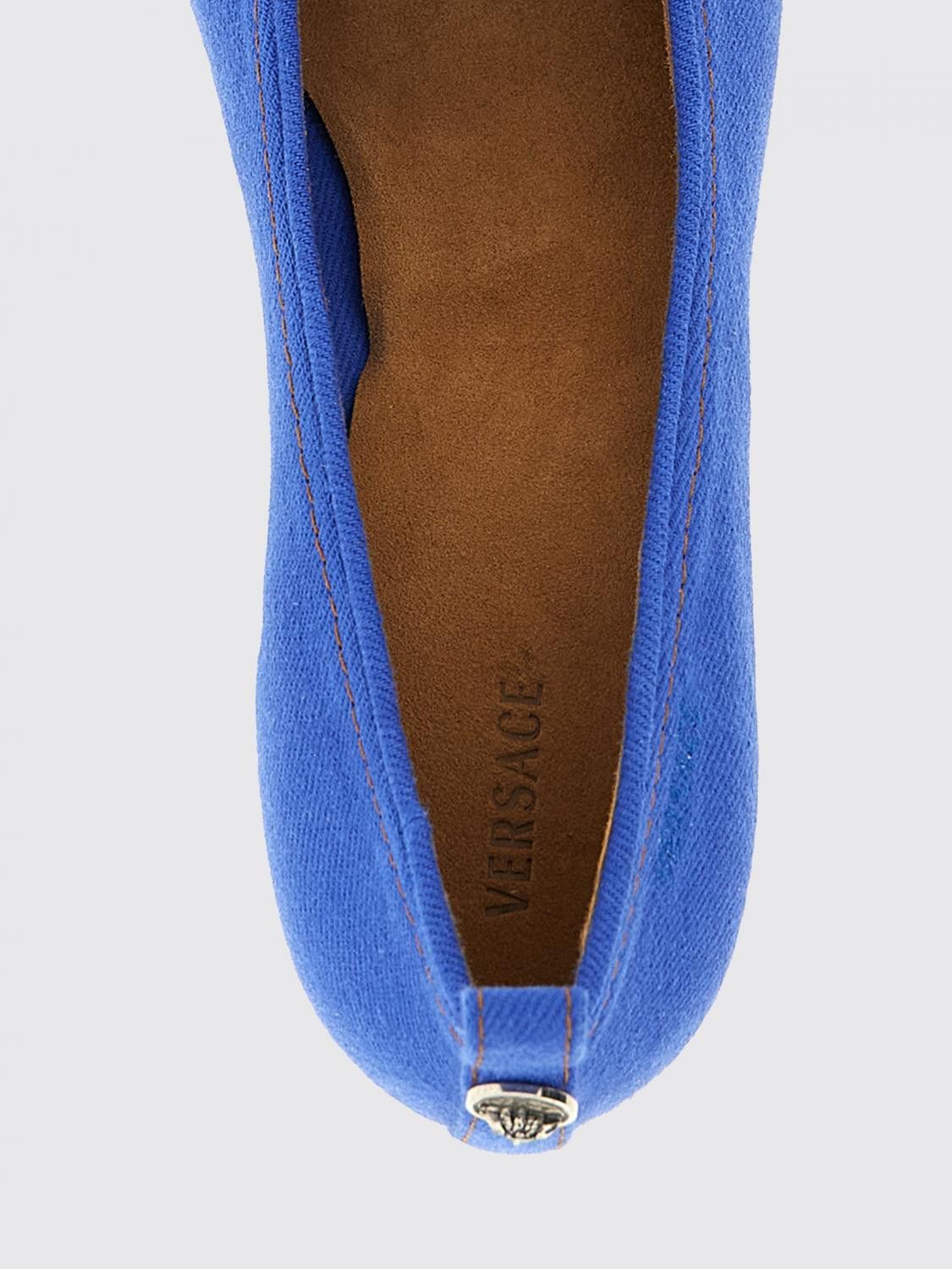 Versace Versace Pump Woman Blue Size US 6 / IT 36 - 4 Thumbnail