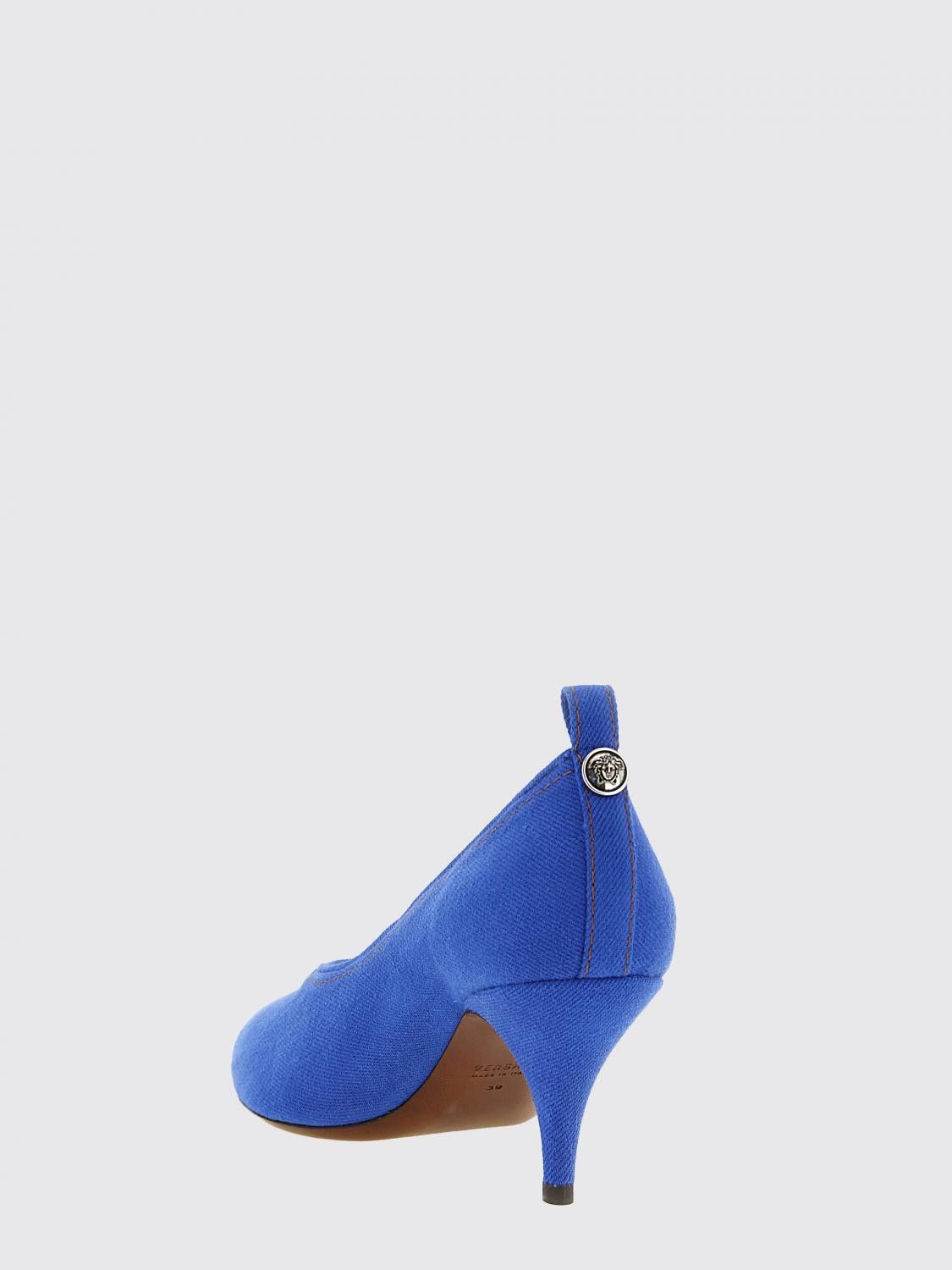 Versace Versace Pump Woman Blue Size US 11 / IT 41 - 3 Thumbnail