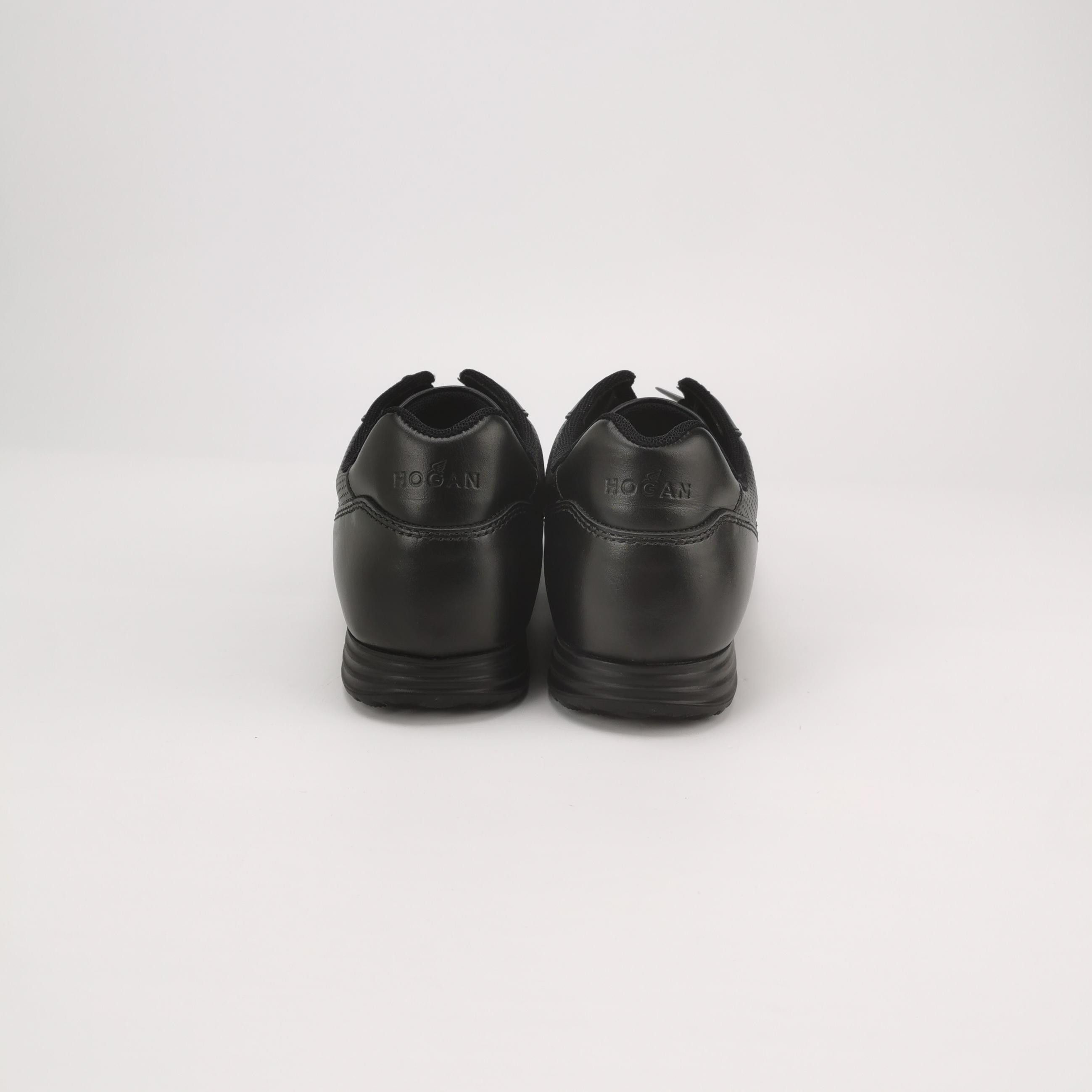 Hogan Hogan Black Leather Logo Sneakers Size 8.5 Size US 8 / EU 41 - 5 Thumbnail