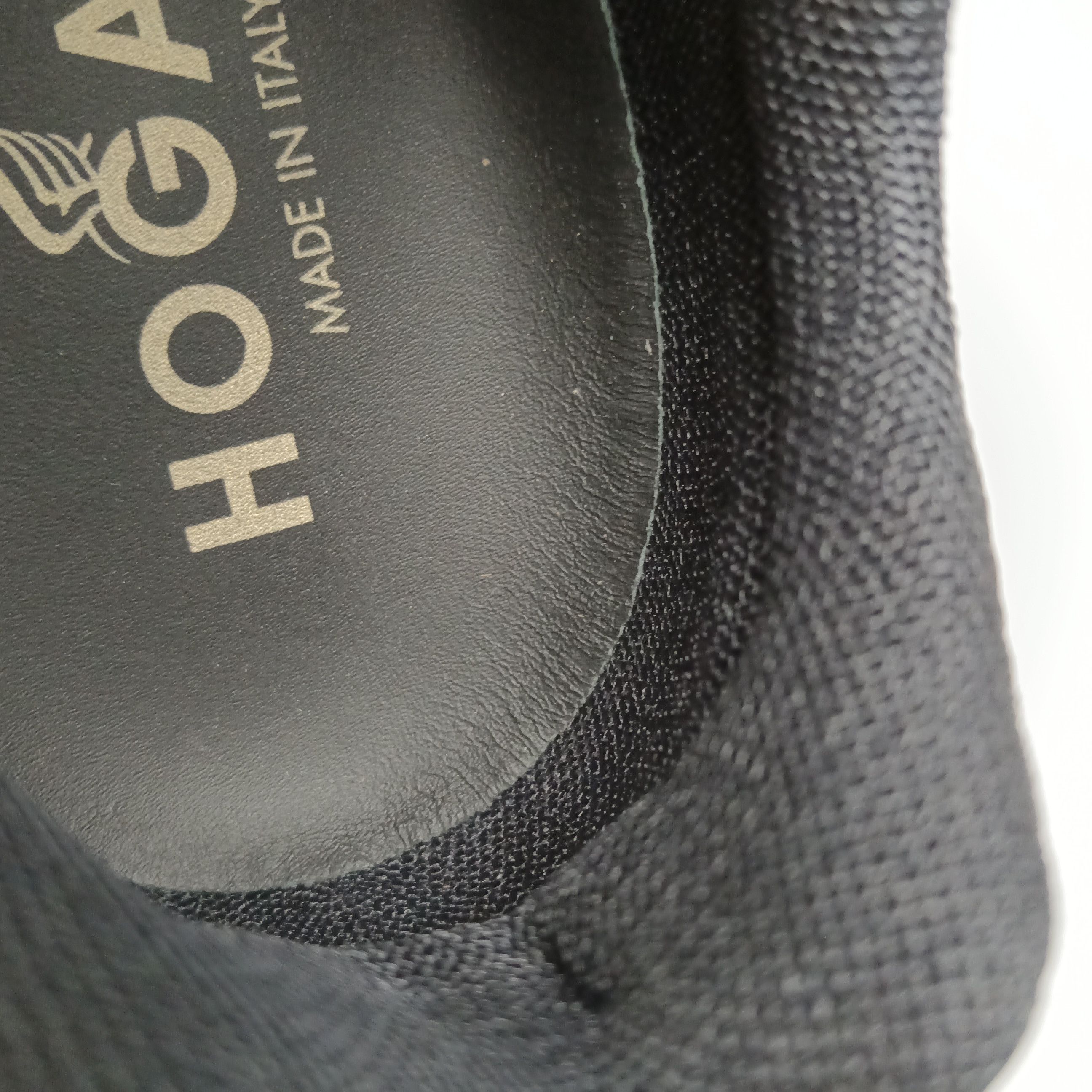 Hogan Hogan Black Leather Logo Sneakers Size 8.5 Size US 8 / EU 41 - 12 Thumbnail