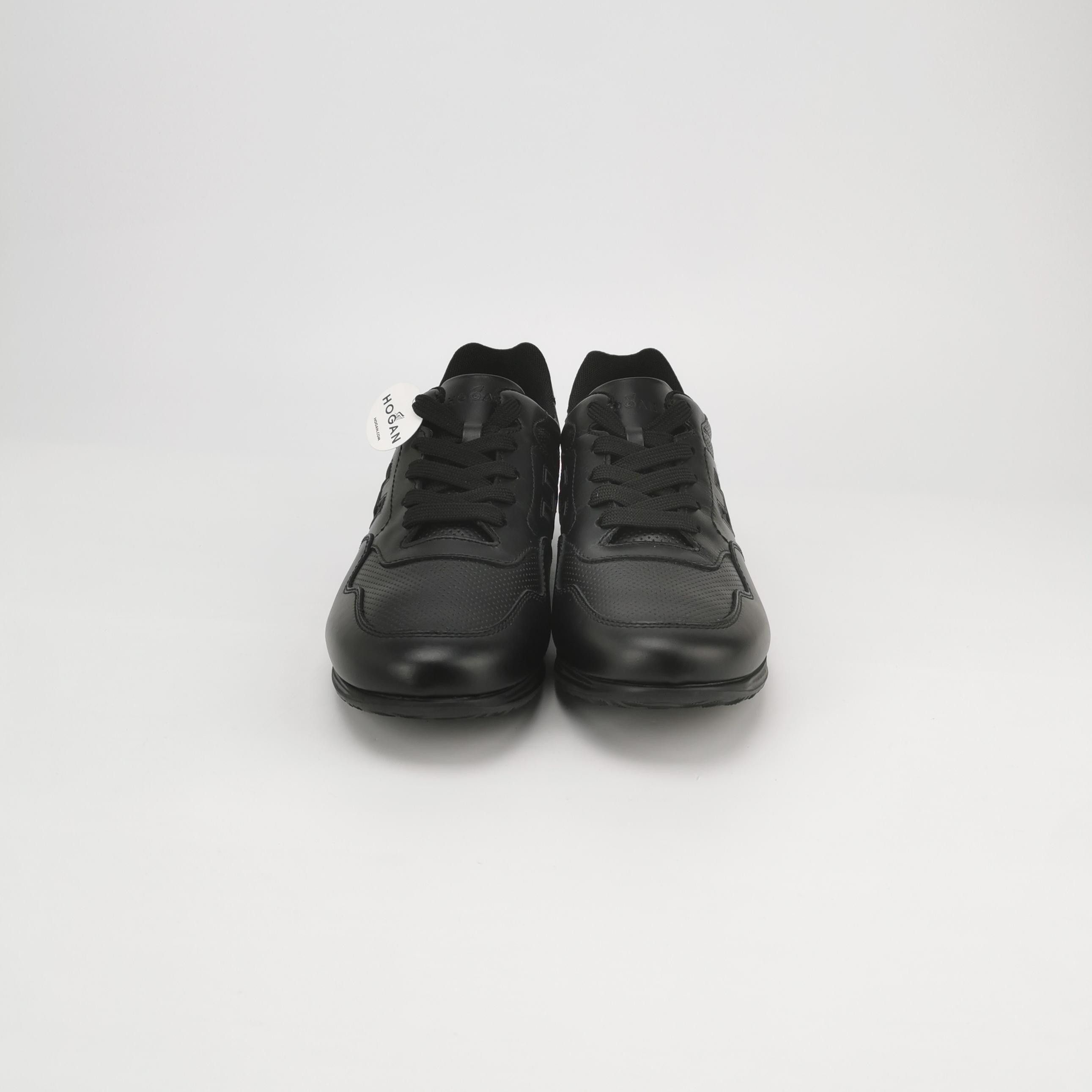 Hogan Hogan Leather Perforated Logo Sneakers 41.5 Size US 8 / EU 41 - 4 Thumbnail