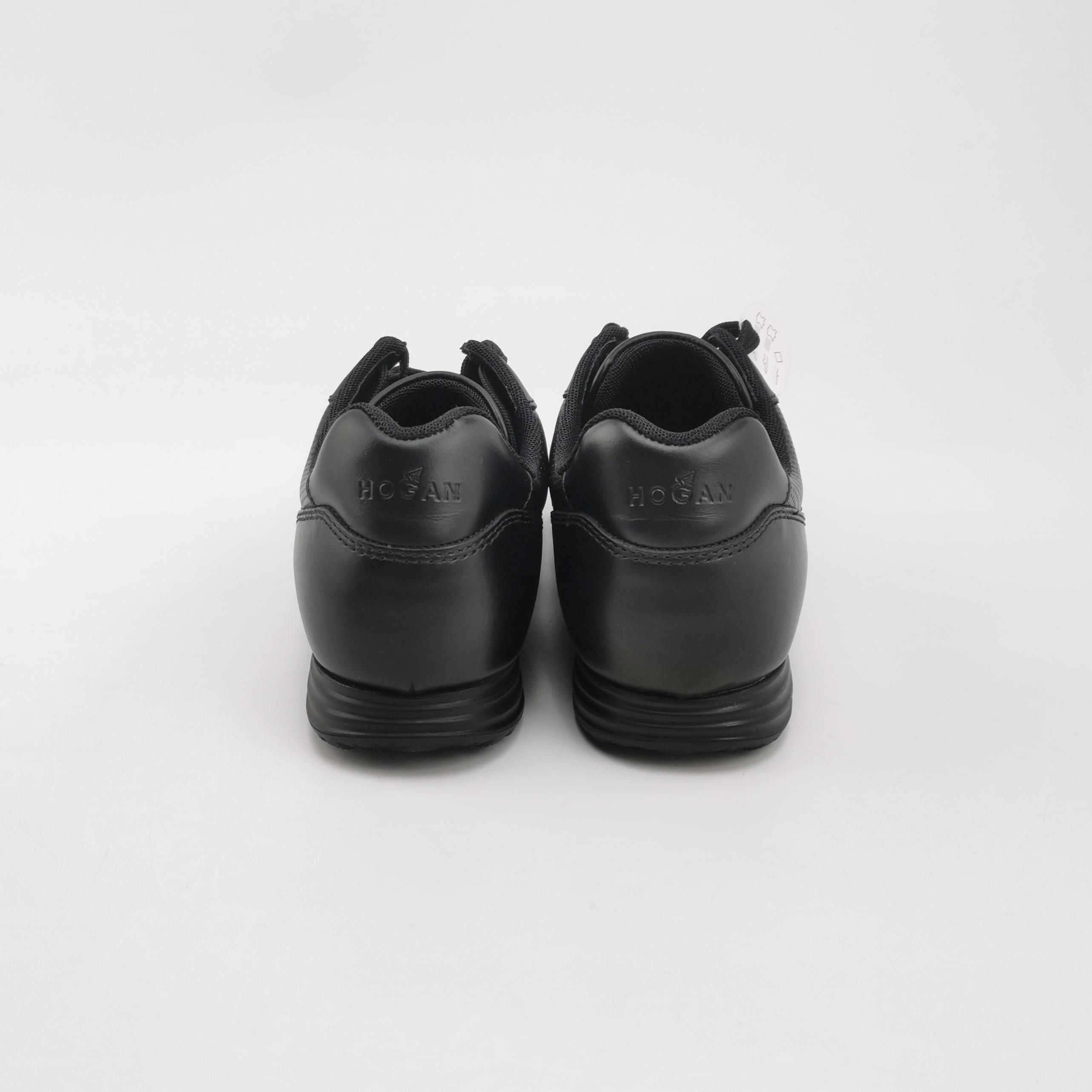 Hogan Hogan Black Leather H Logo Sneakers 41.5 Size US 8 / EU 41 - 5 Thumbnail